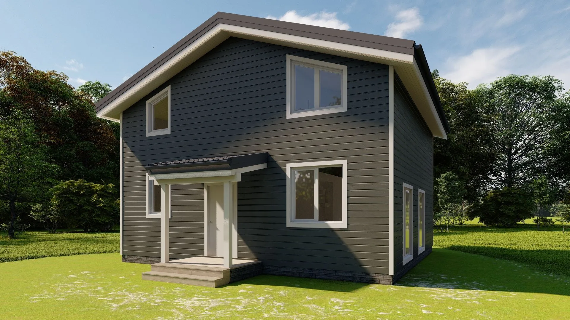 Двухэтажный дом Сойка