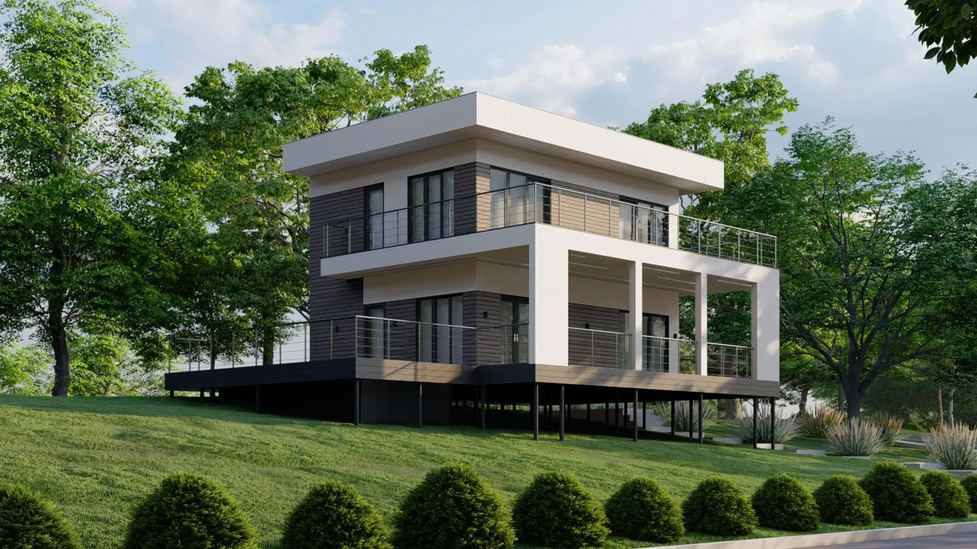 Дом в стиле хай-тек Олимп