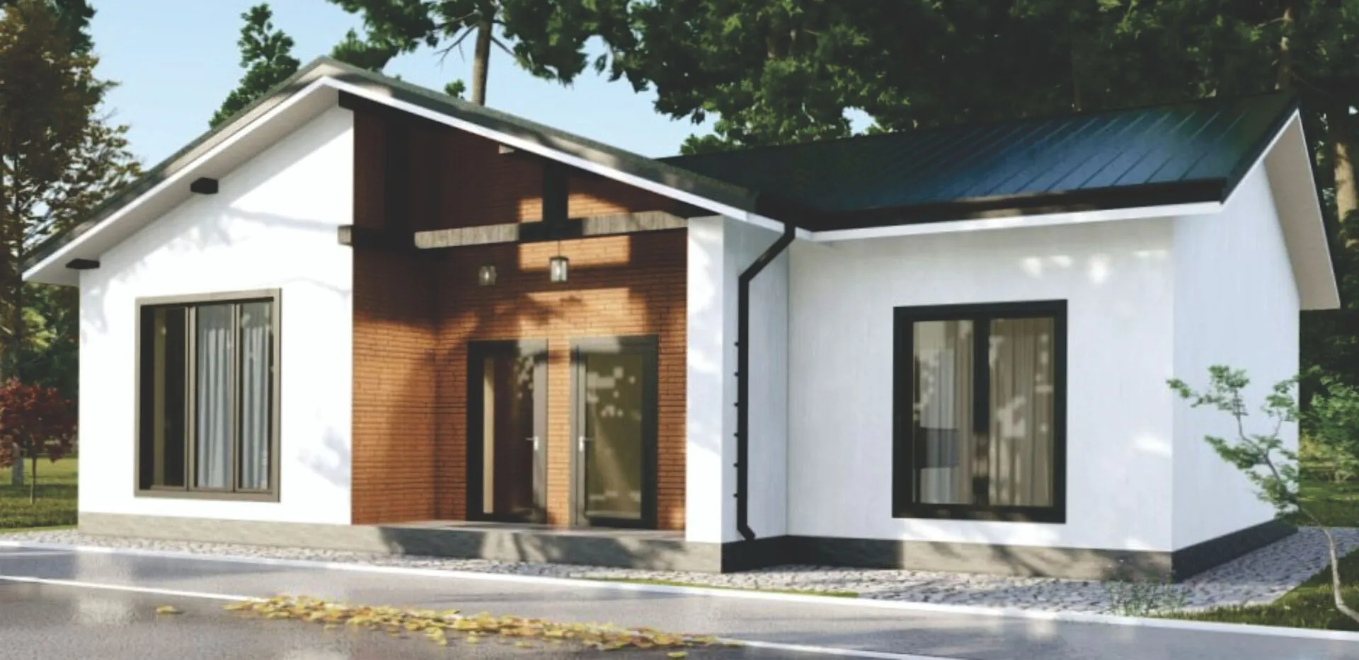 Дом с тремя спальнями 