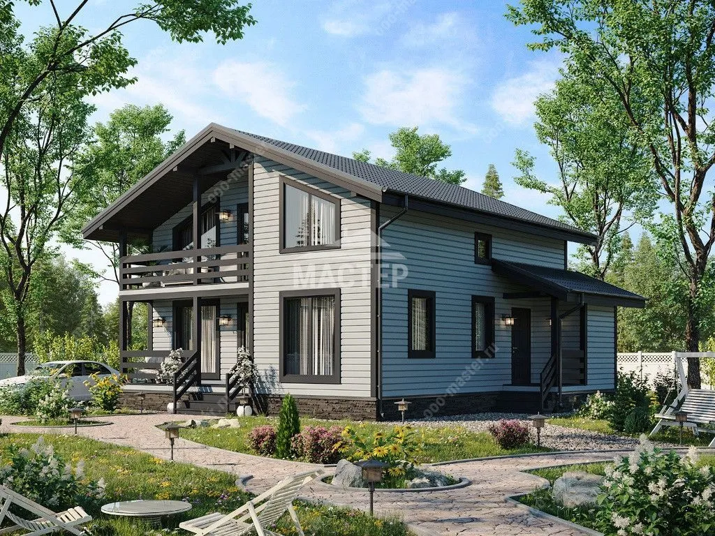 Двухэтажный дом 