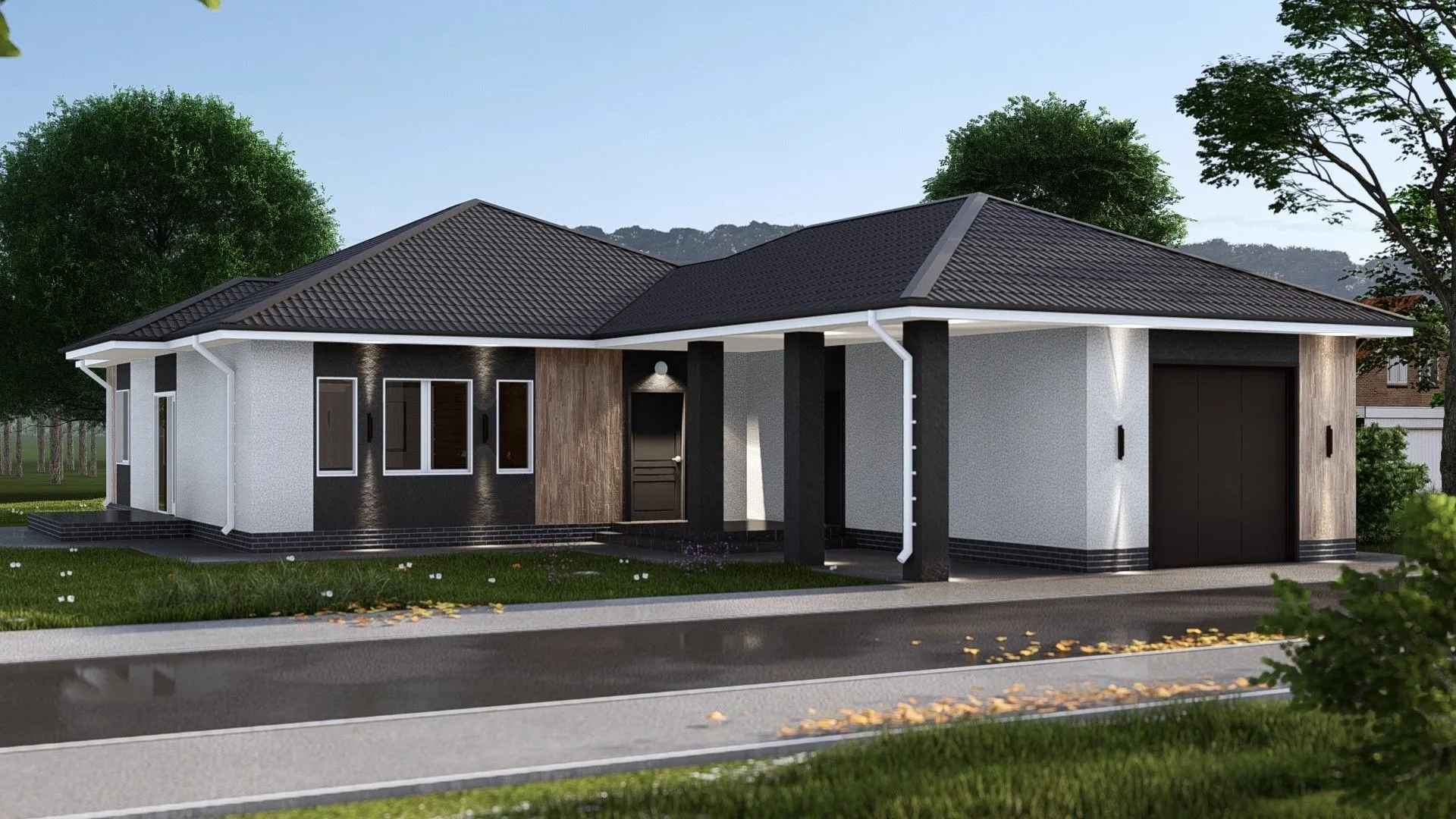 Дом с 3 спальнями и сауной 