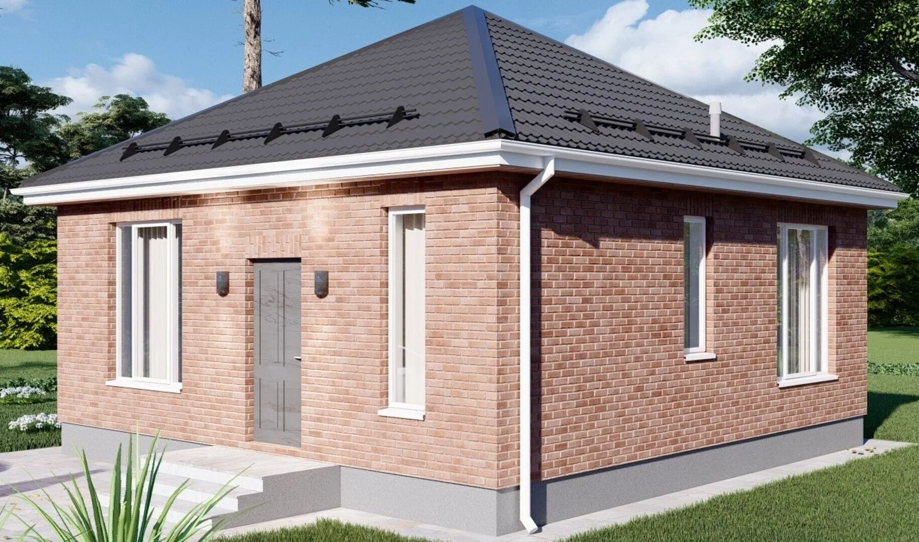 Проект 125 из блока и кирпича