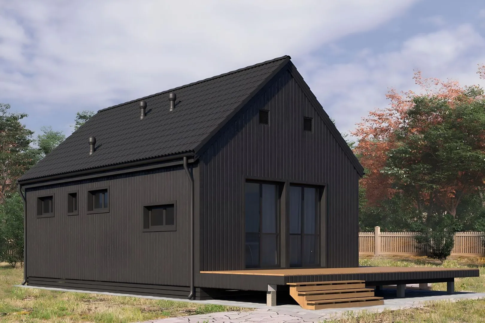 Барн 87 - Одноэтажный Барн ВМ 87