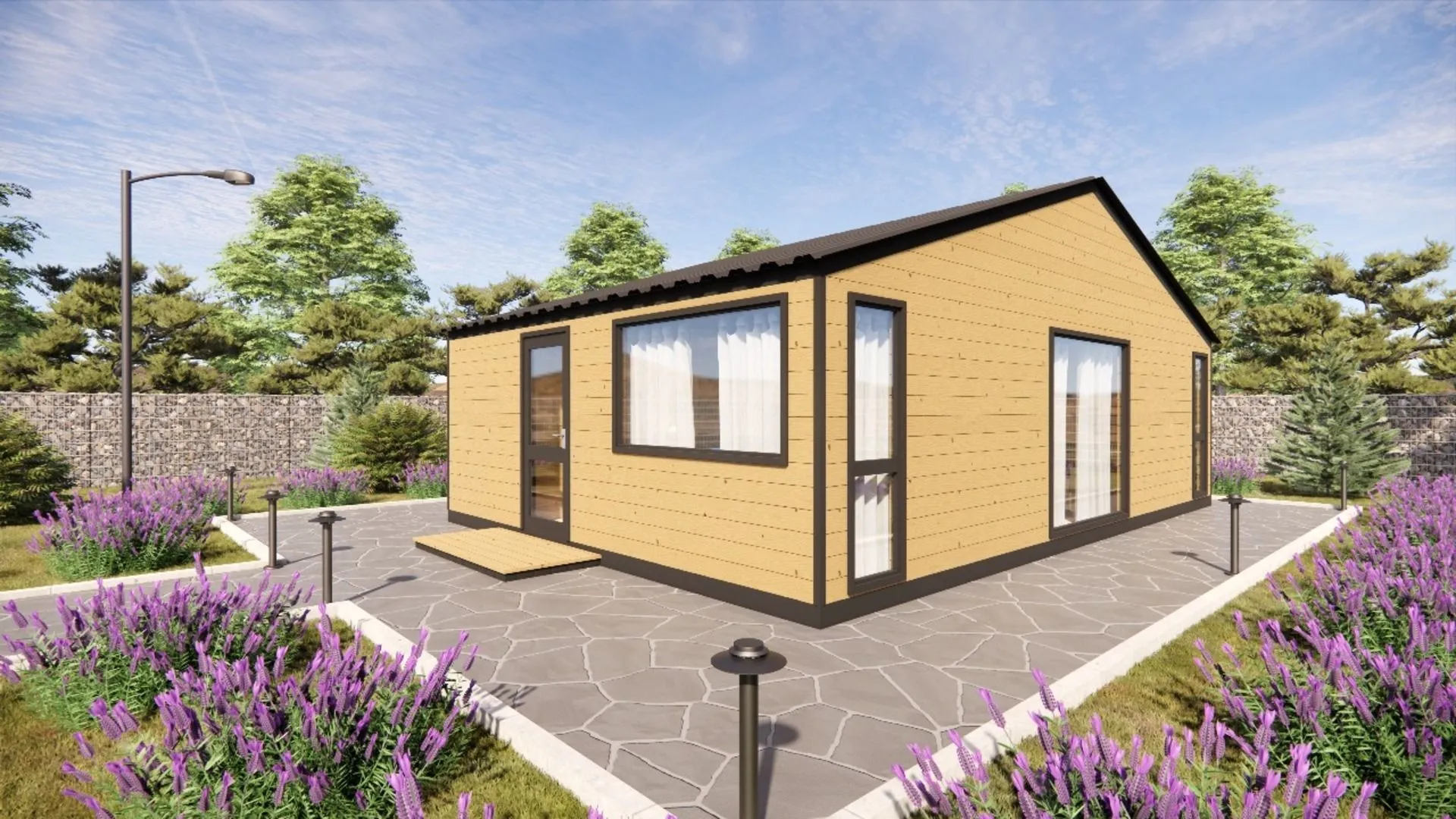 Каркасный дом для круглогодичного проживания серии 