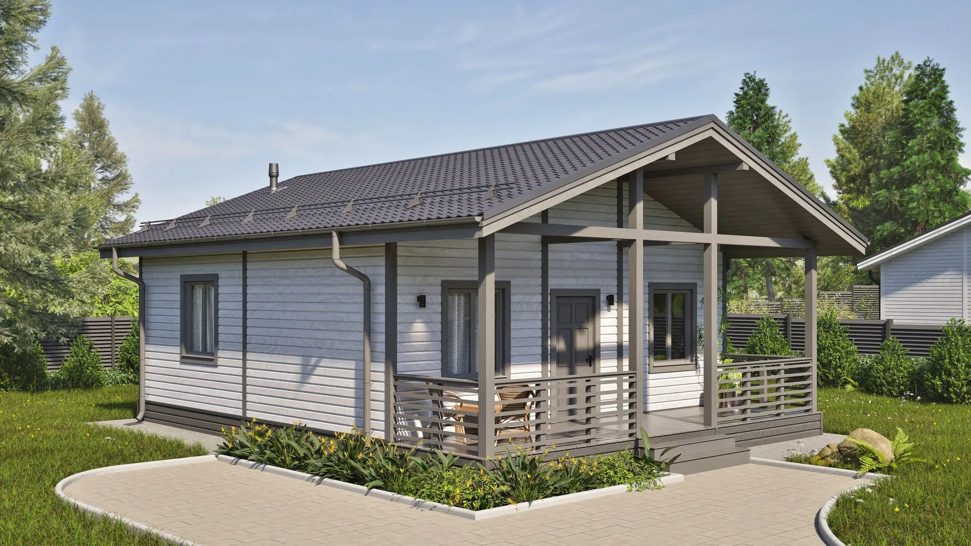 Одноэтажный дом Floors 80