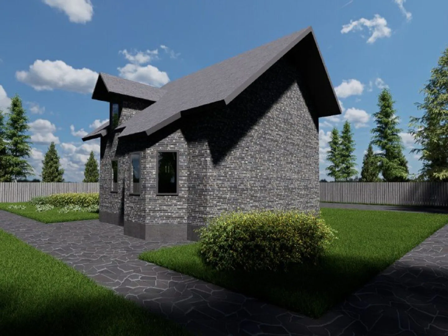 Двухэтажный Дом со Вторым Светом 