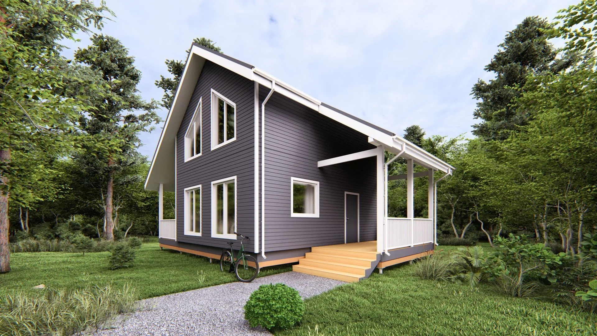 Двухэтажный дом- Канада 99