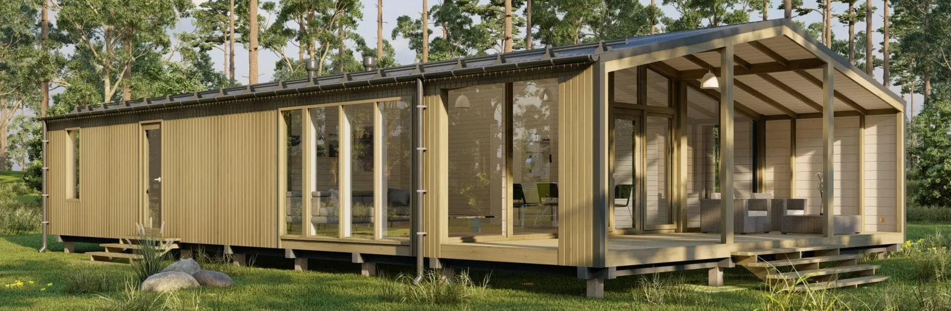 Модульный дом FL 103 (C103)