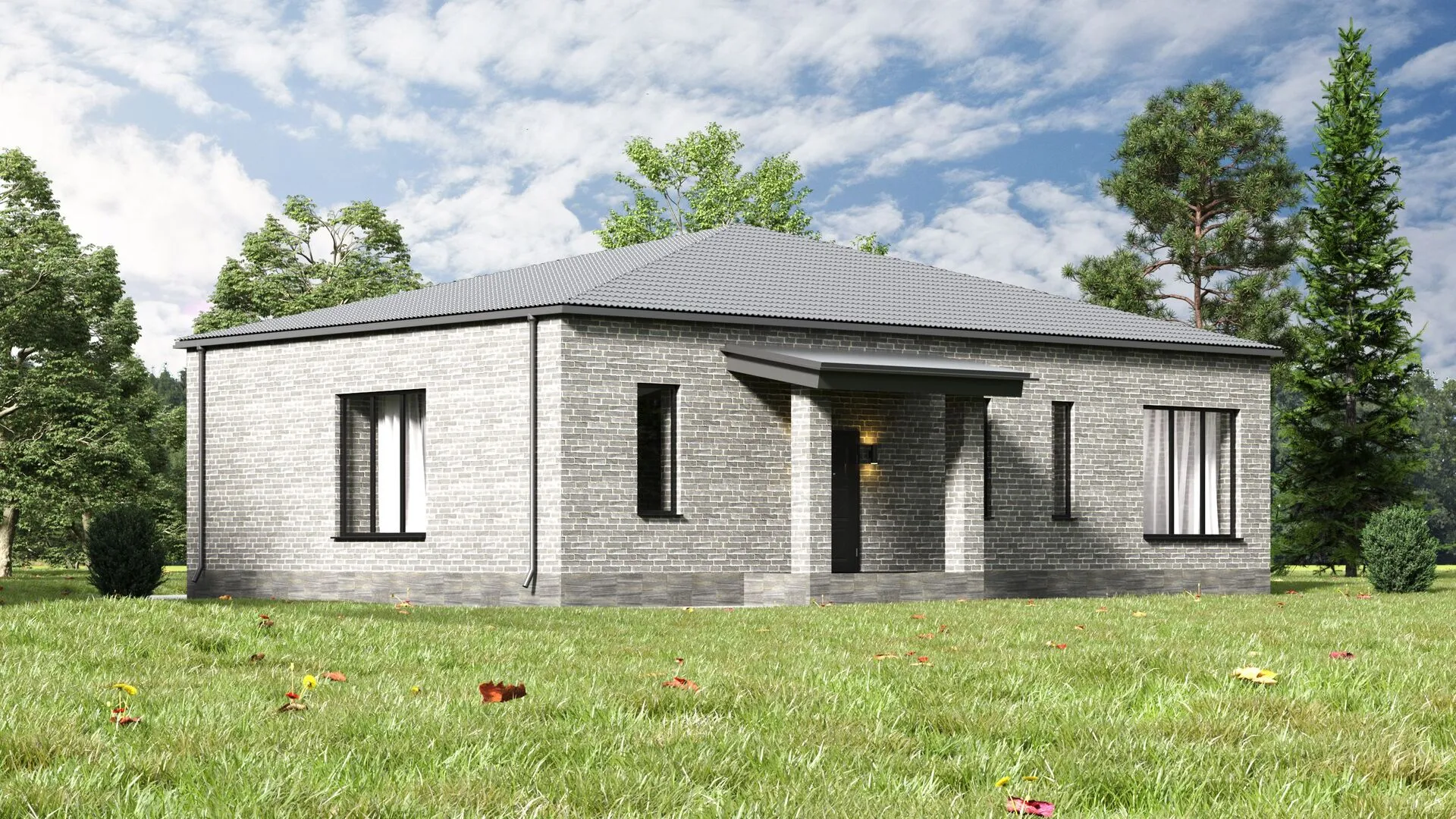 Индивидуальный жилой дом площадью 99м2