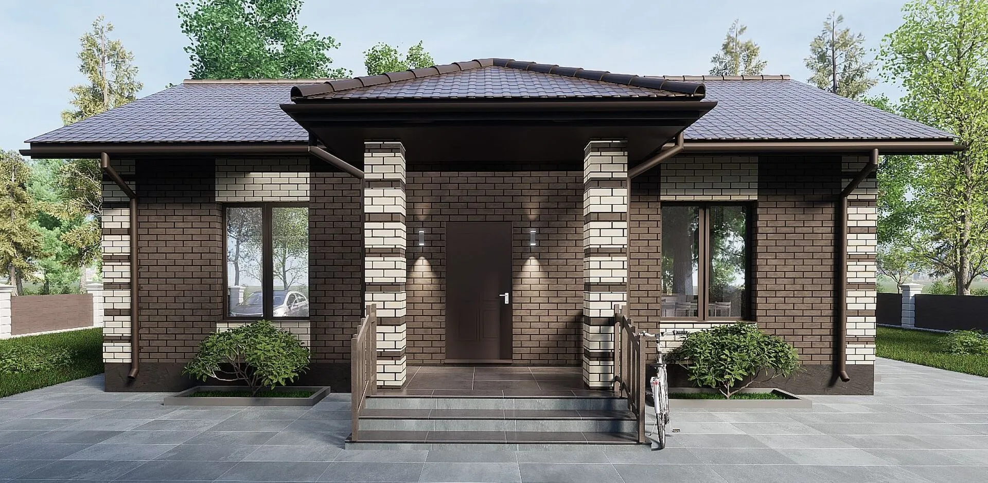 Одноэтажный дом СП 17