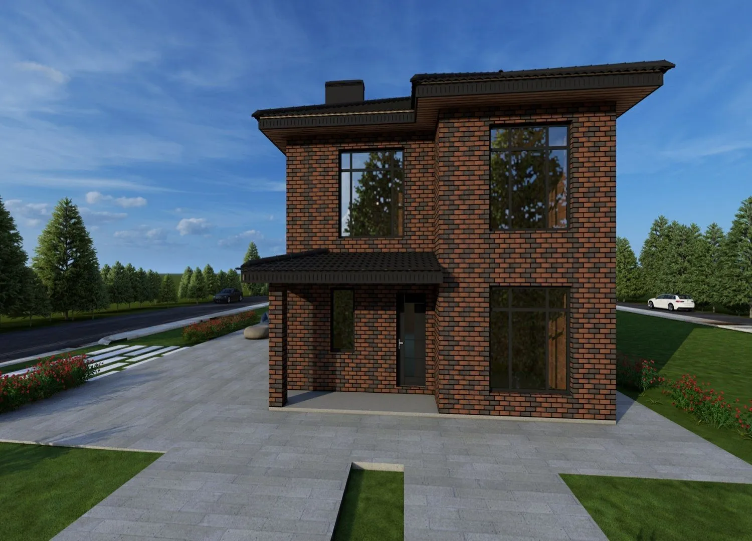 Двухэтажный дом Мюнхен