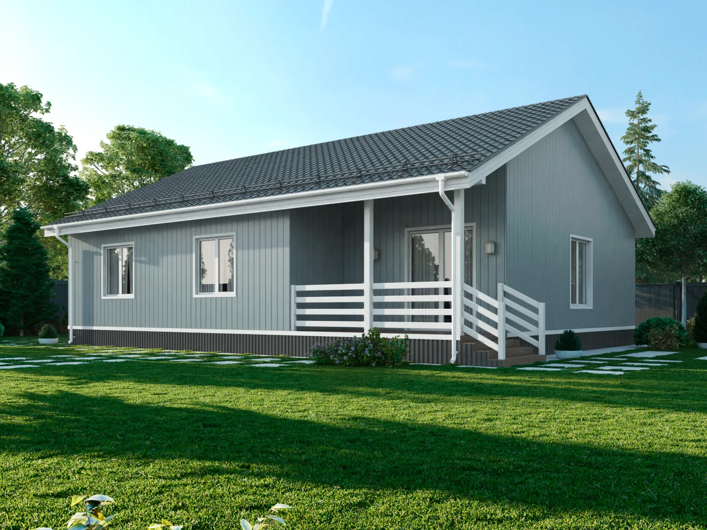 Дом Одноэтажный ДО-159,6