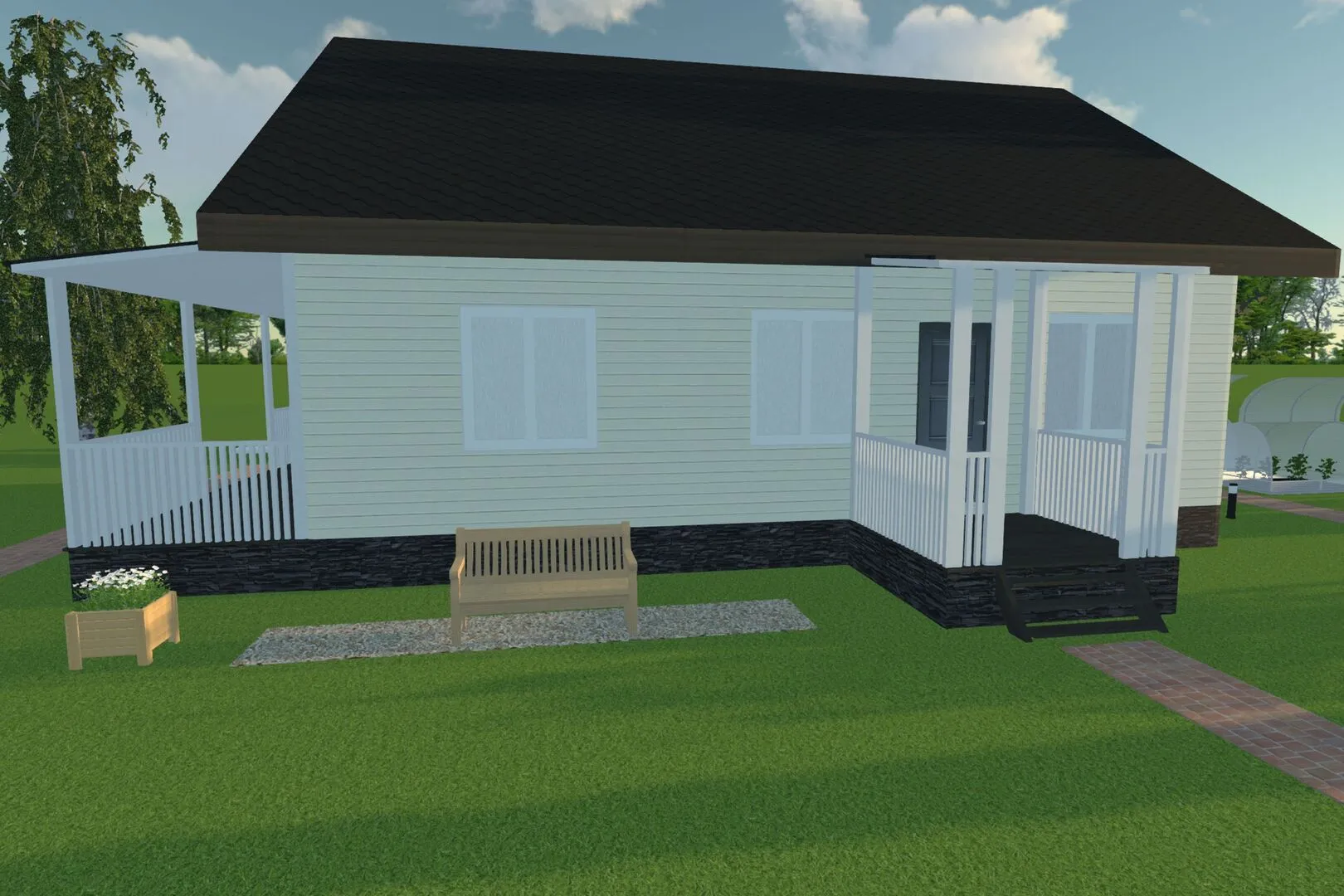 Загородный дом А-200