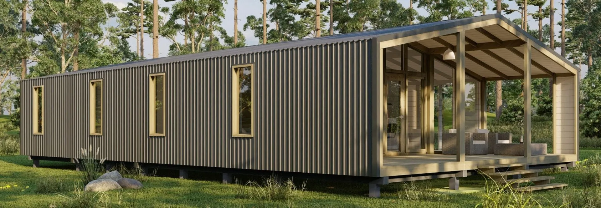 Модульный дом FL 103 (МИ103)