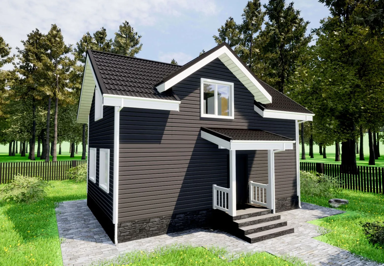 Каркасный дом Лангсдорф