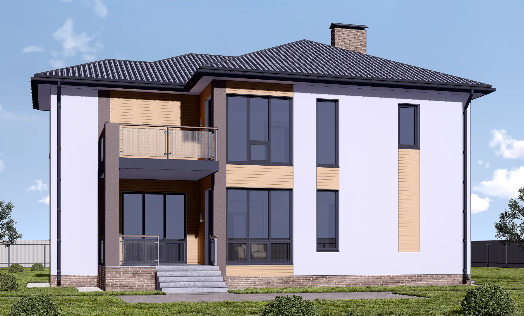 Проект загородного дома NHD-162