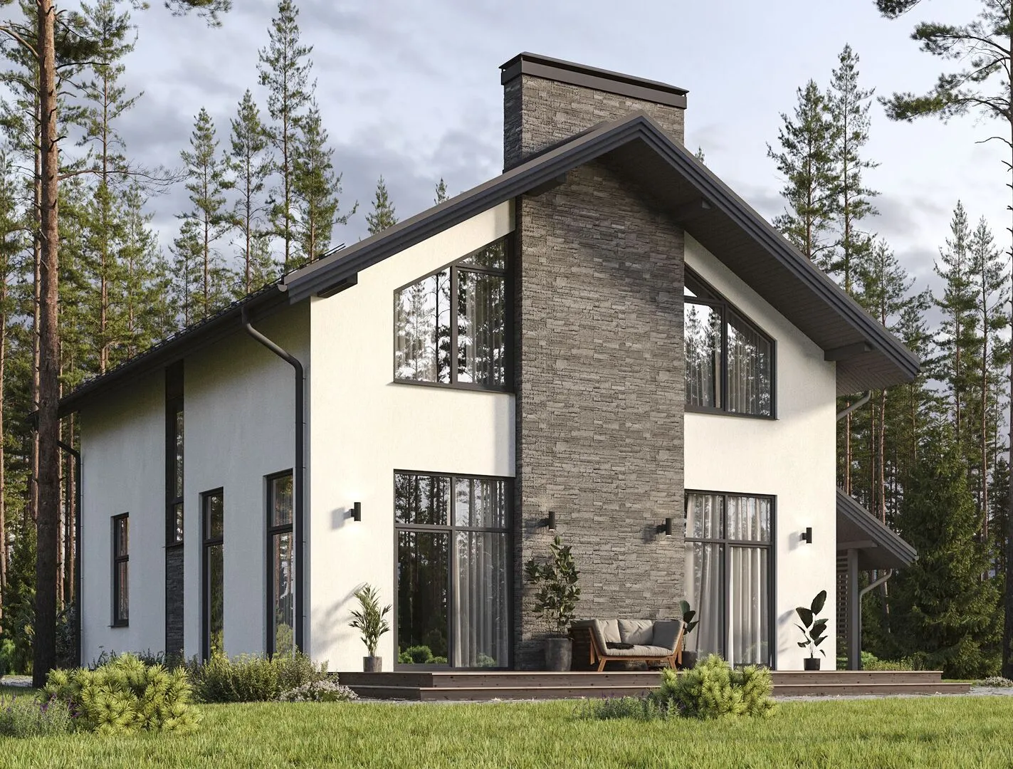 Проект Проект двухэтажного дома ГБ-172