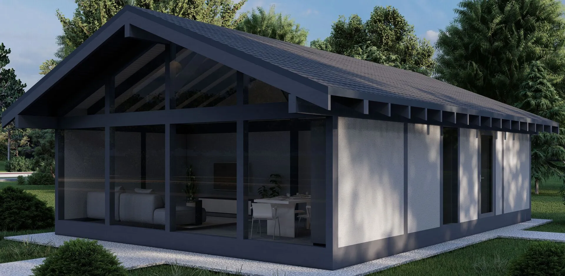 Одноэтажный Фахверк ONE 80