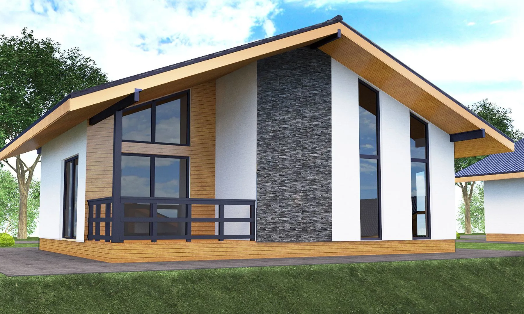 Загородный дом Барн 80 кв.м