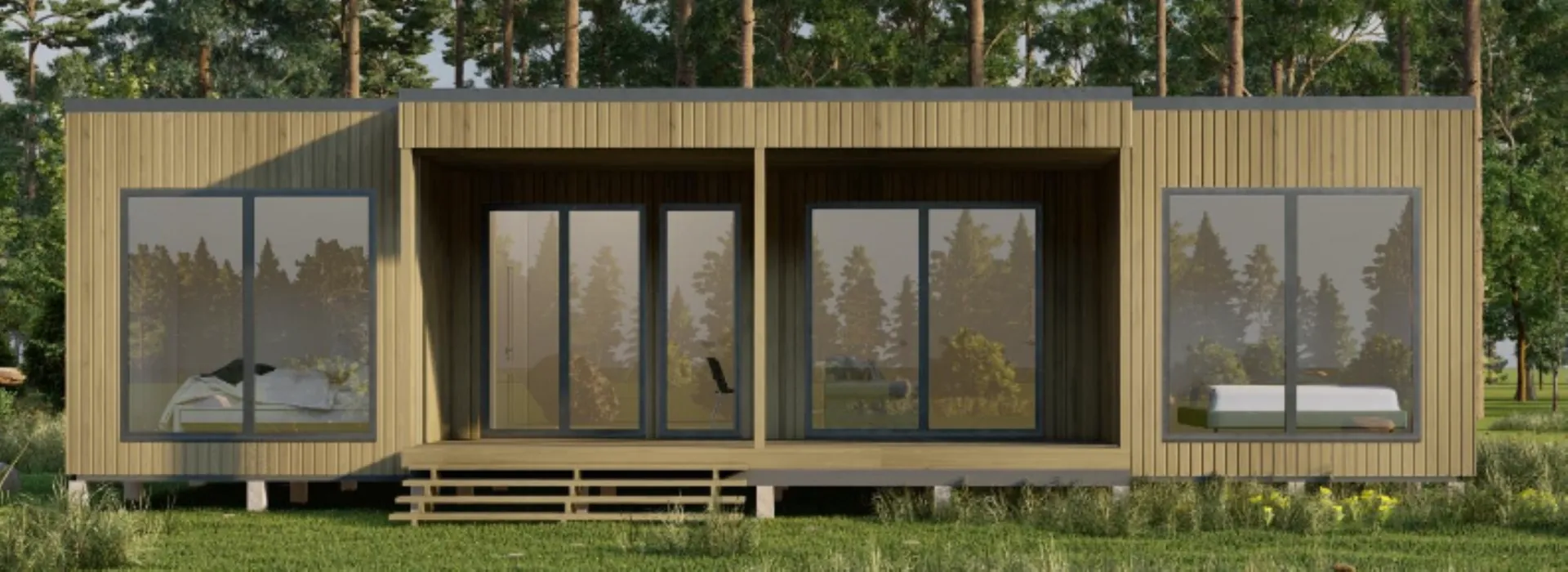 Модульный дом CUBA 70 (ВА70)