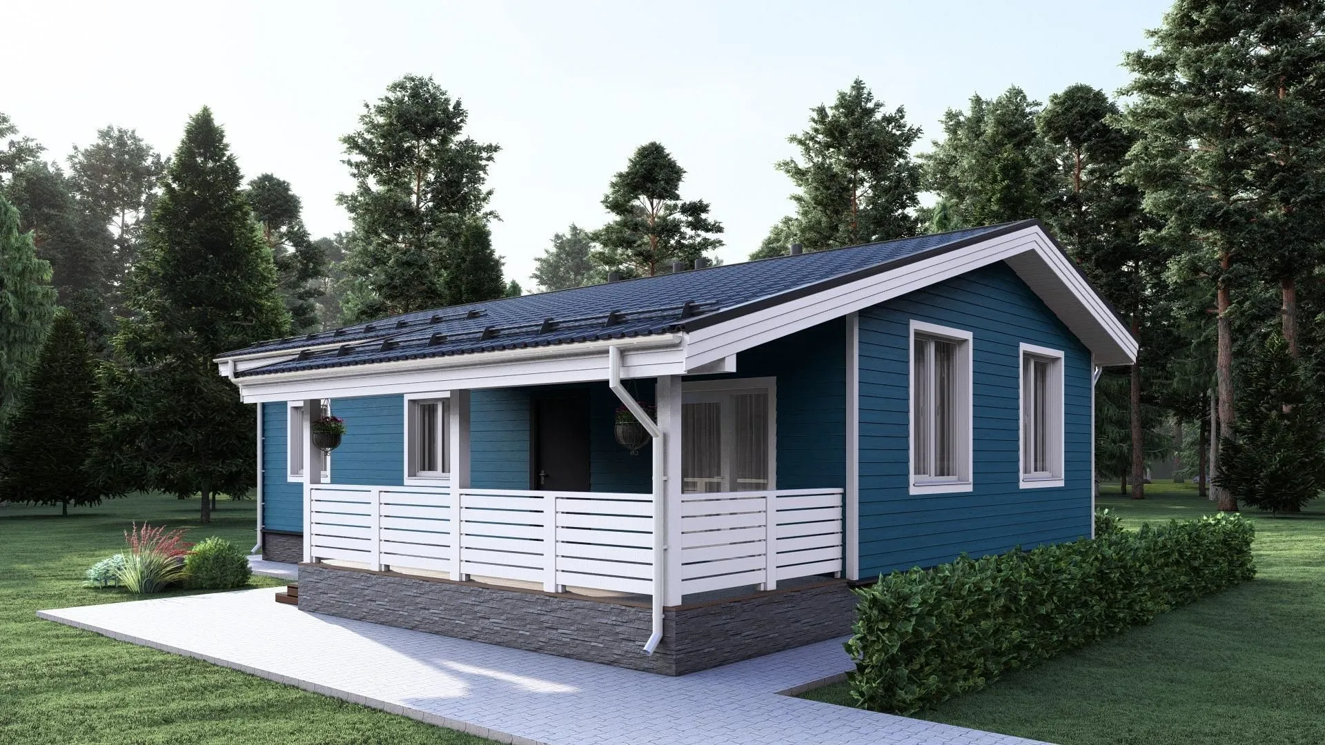 Дом по проекту Лесколово от Строй и Живи