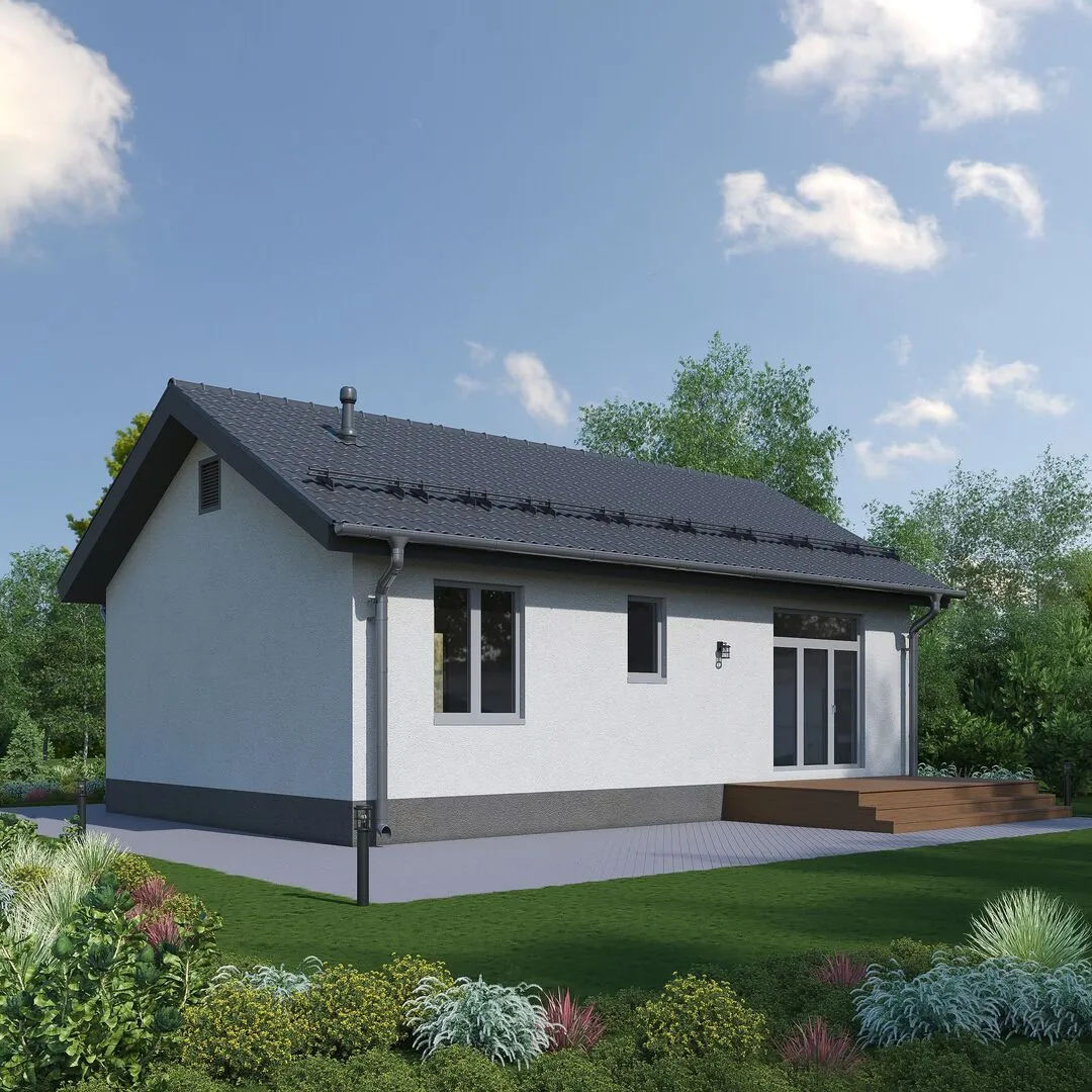 Одноэтажный дом С-71,9