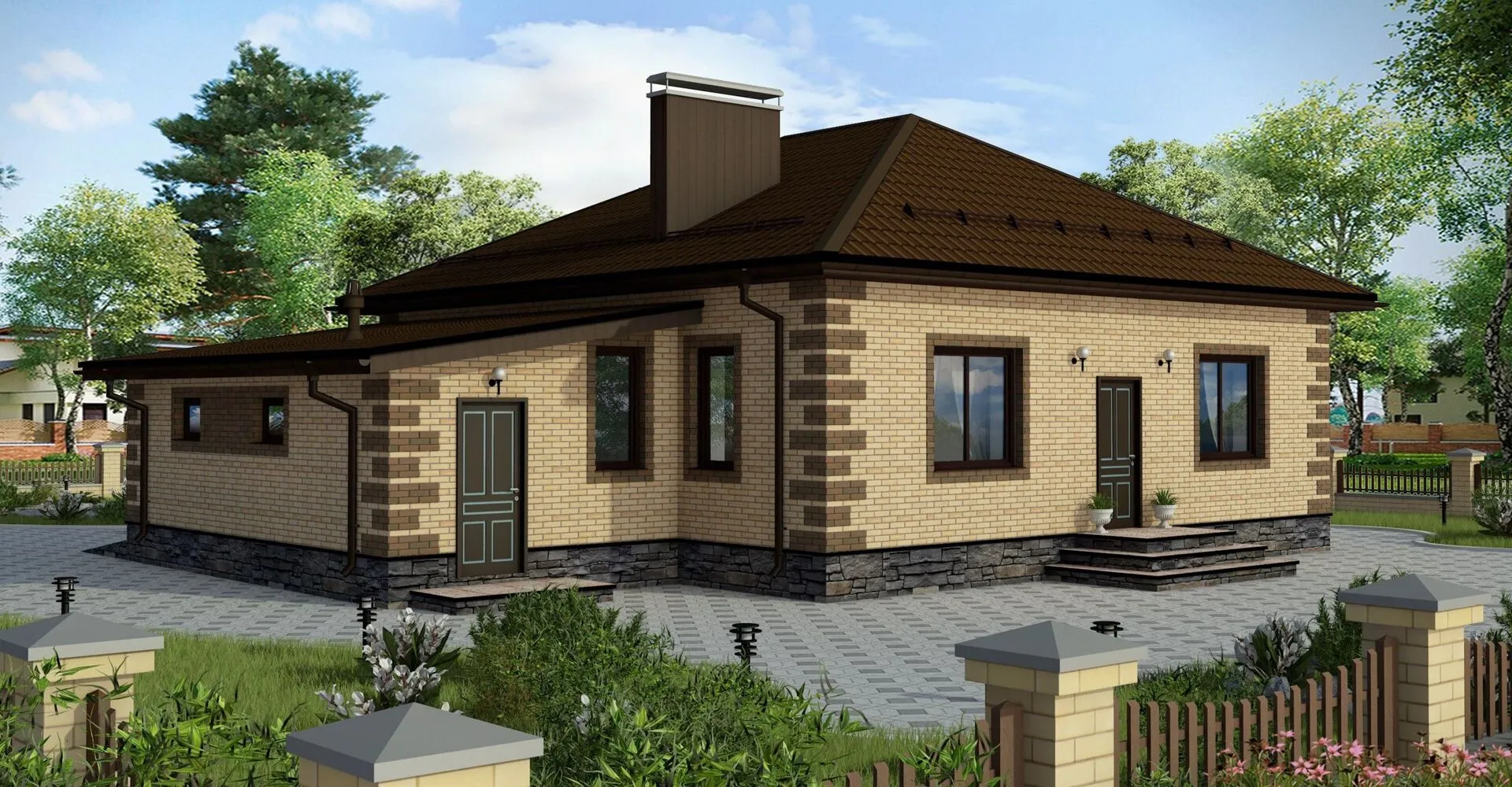 В-116-Дом с гаражом