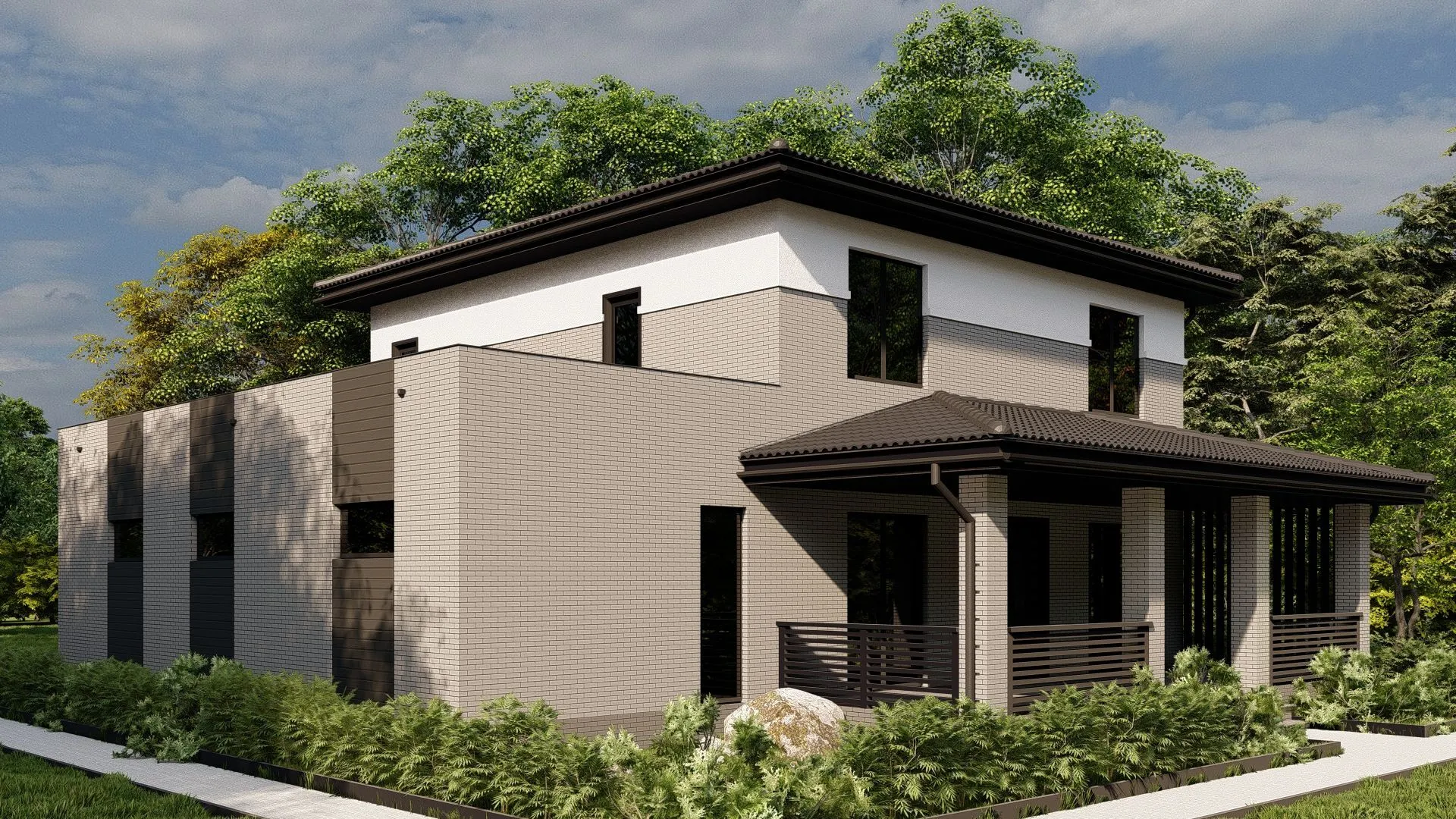 Двухэтажный дом Г-300