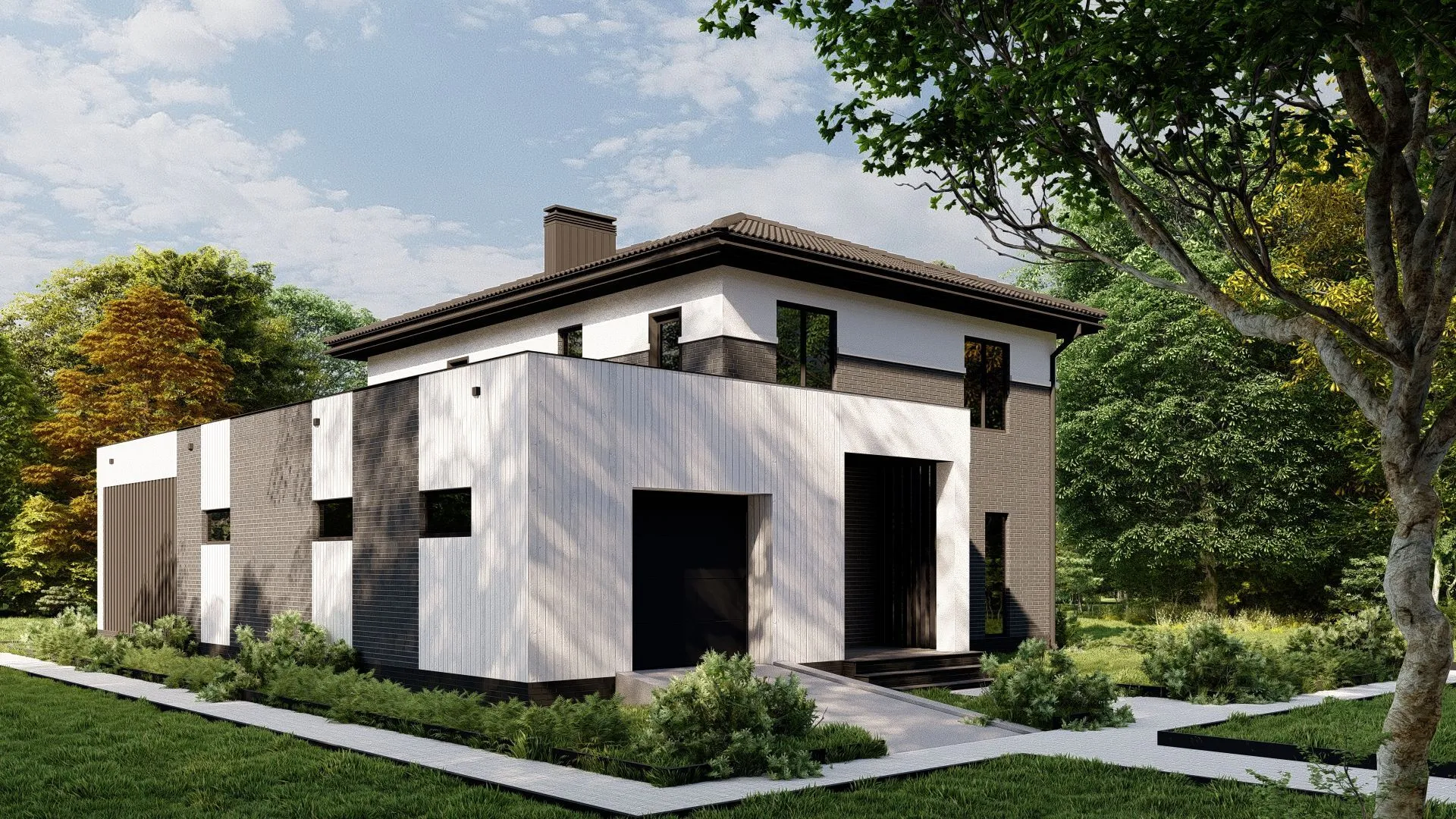 Двухэтажный дом М-340