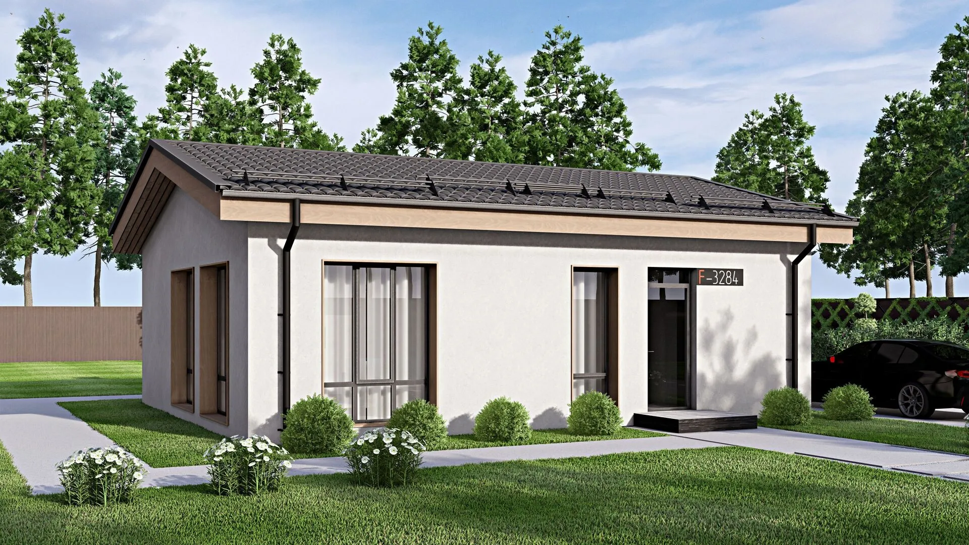 Одноэтажный дом Fixplans-3284