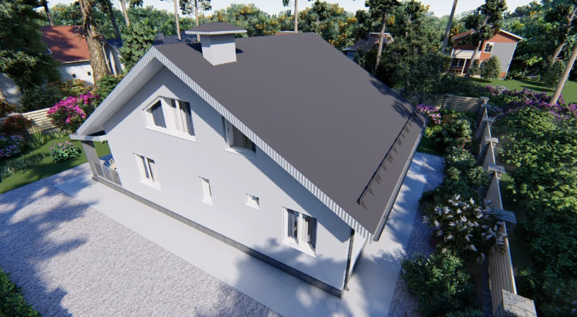 Двухэтажный дом ПГ - 7