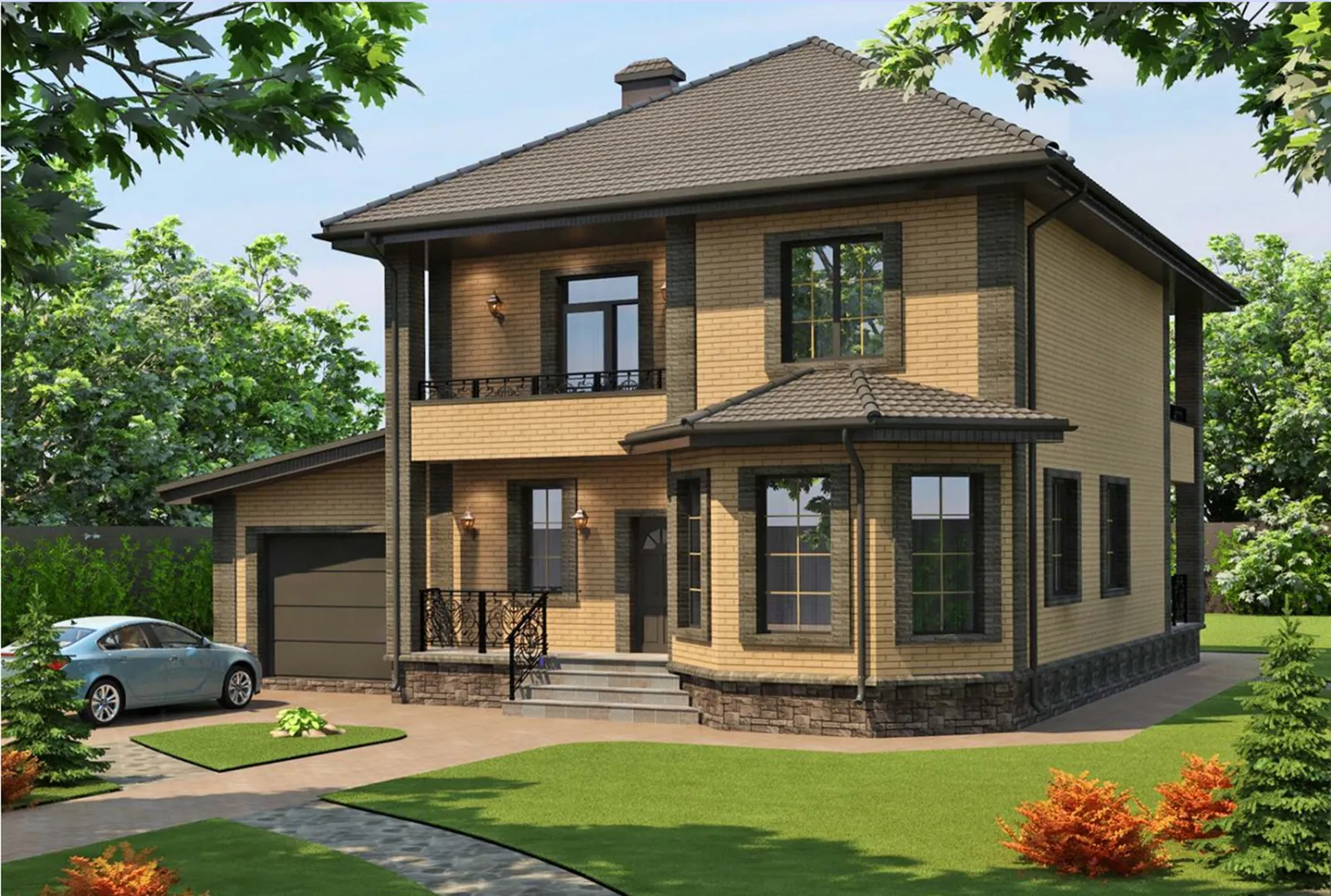 Индивидуальный жилой дом КД-909