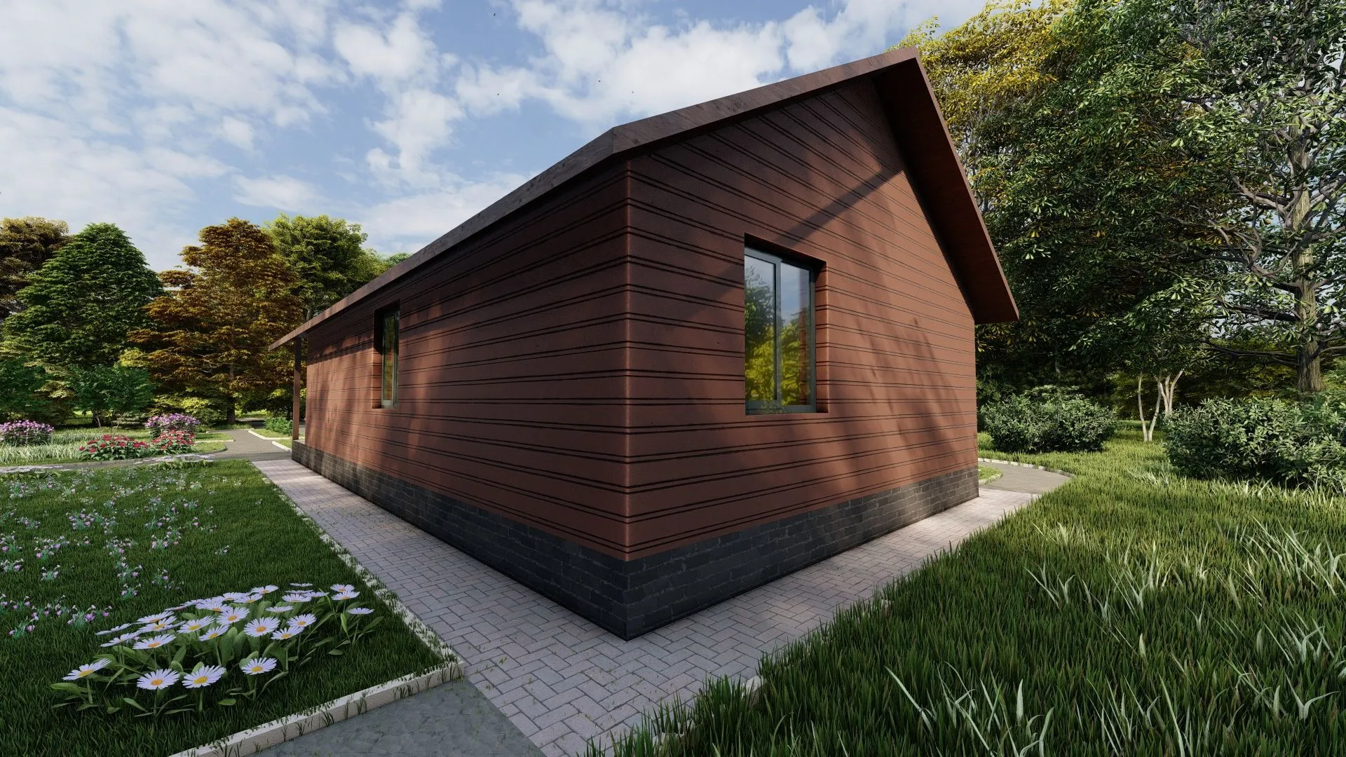 Проект Каркасный дом ДСС-0612