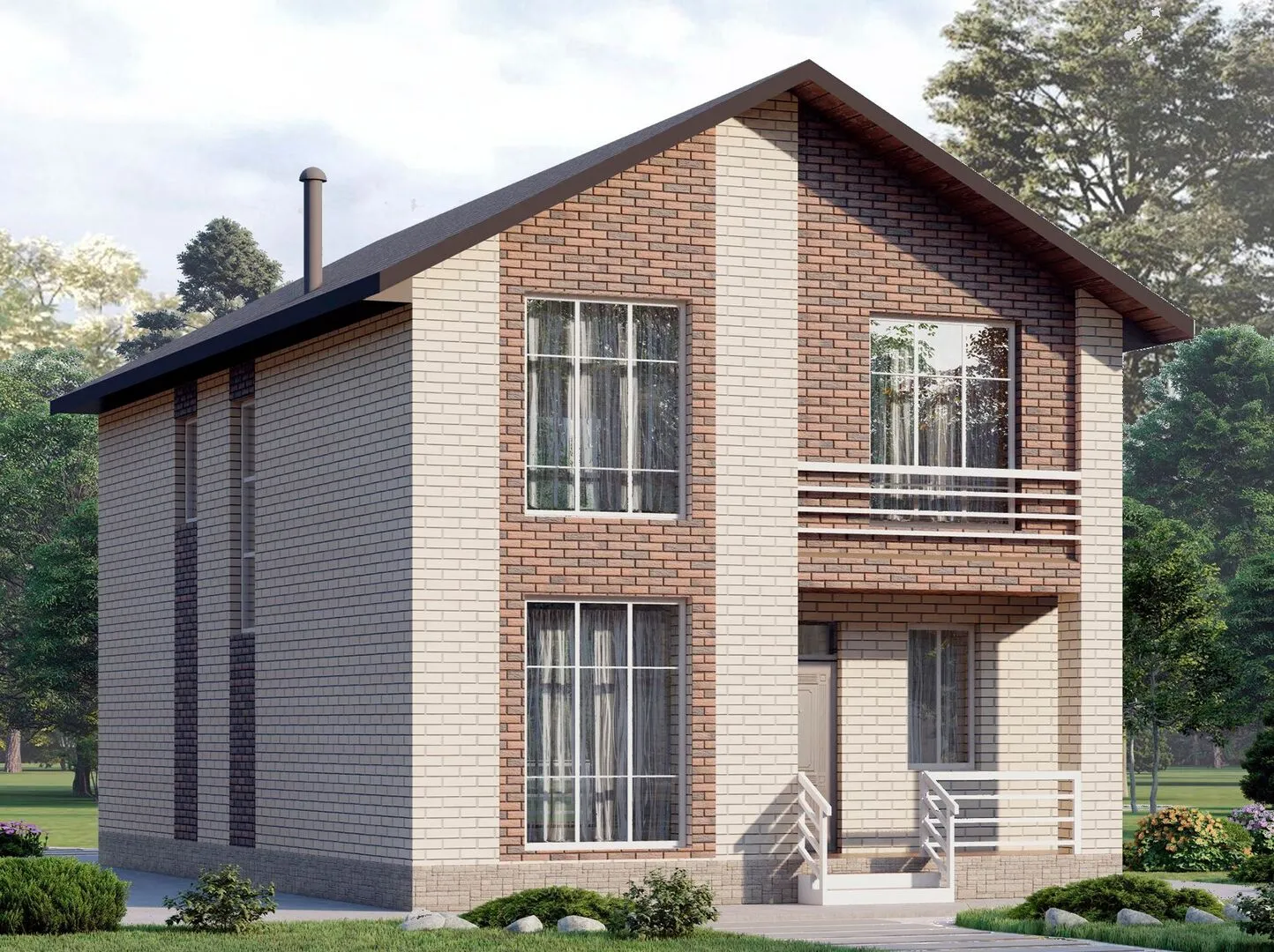 Двухэтажный дом №10