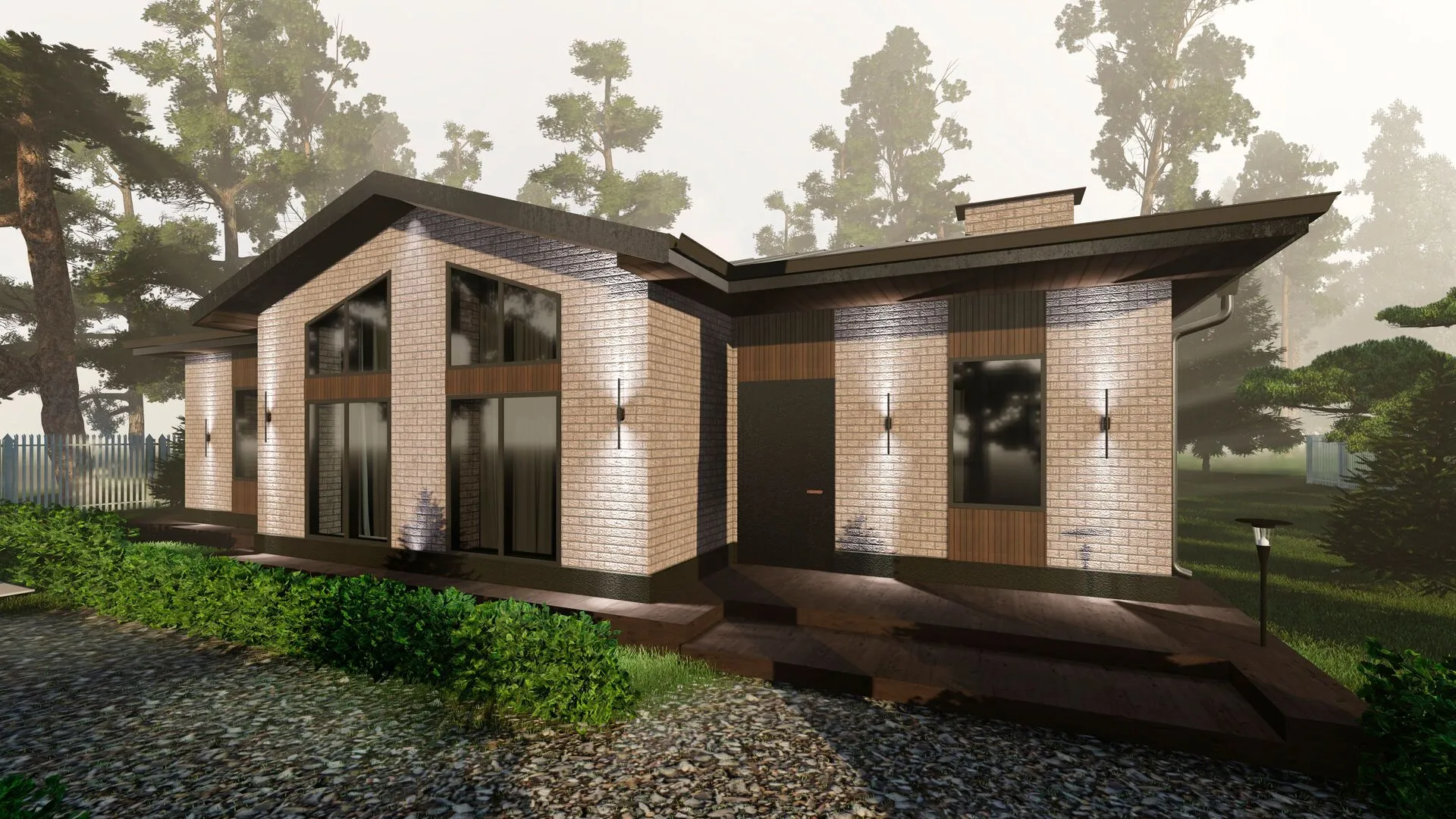 Одноэтажный ЦМС Зимняя горка