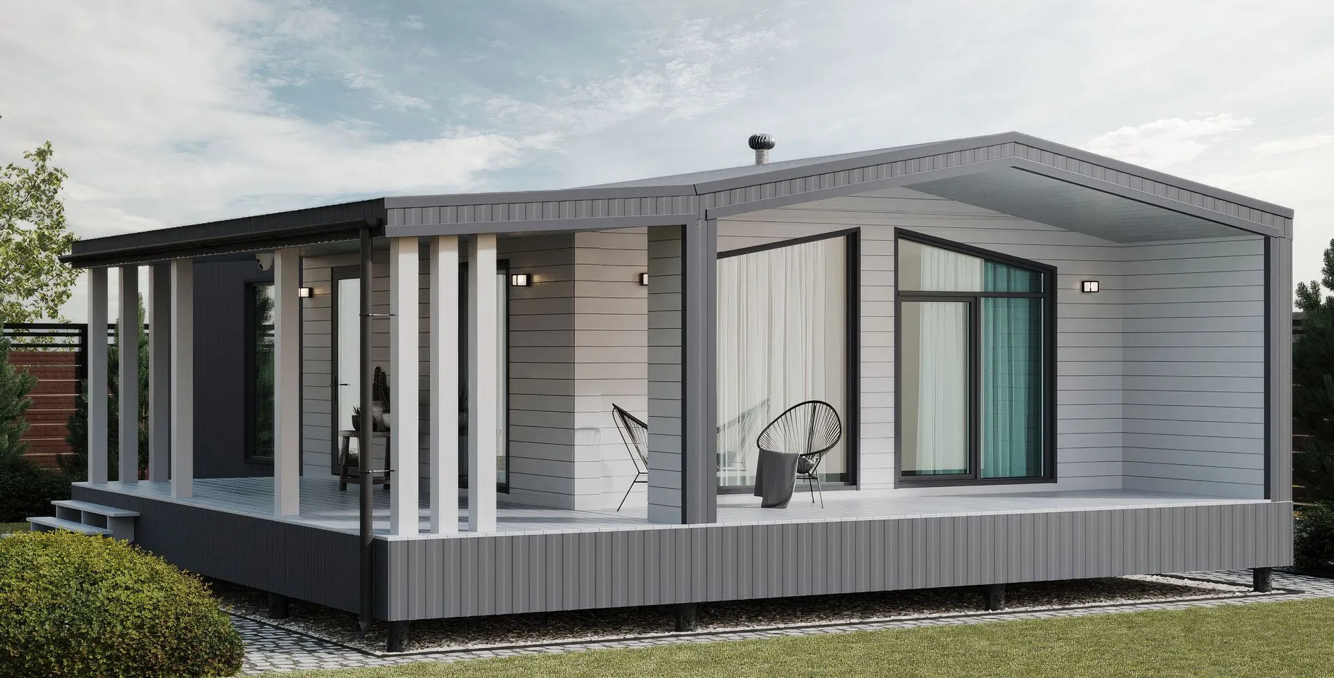 Индивидуальный жилой дом Барн 90