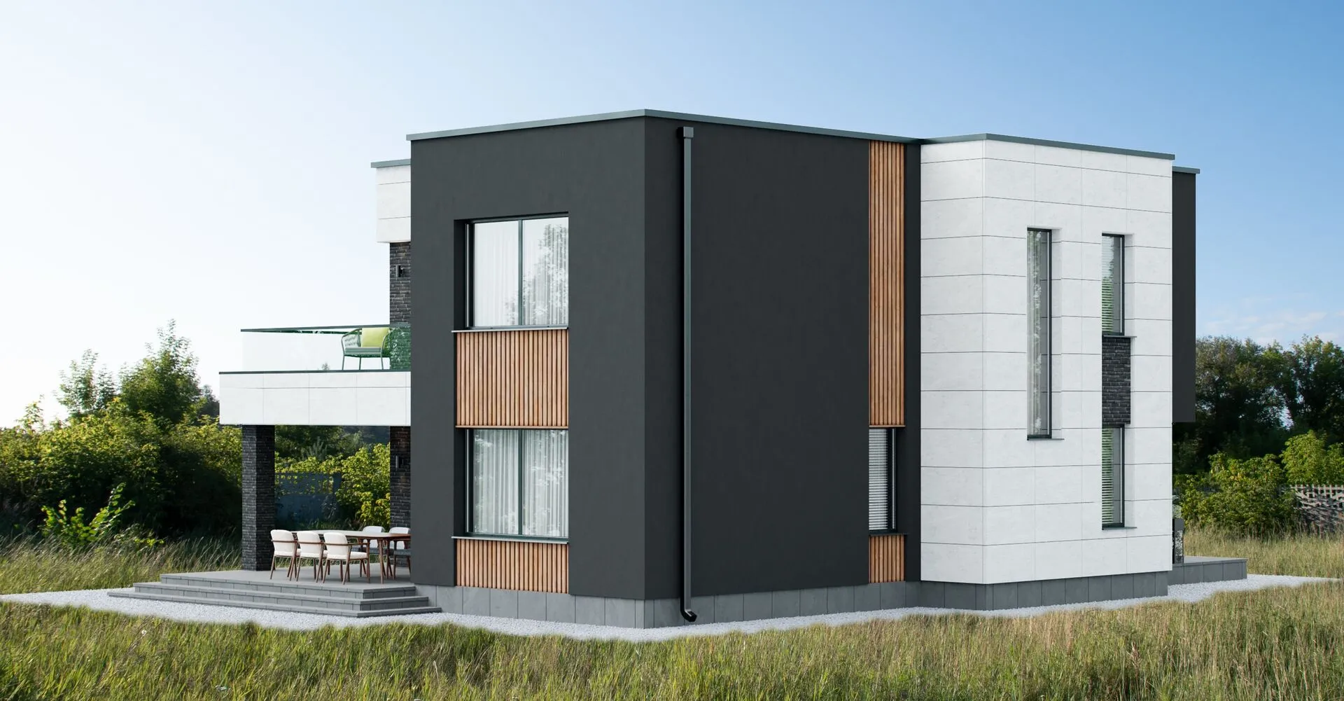 Двухэтажный дом 