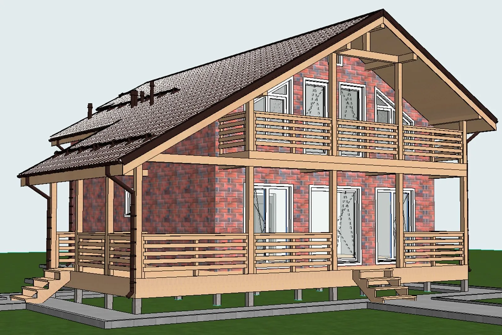 Каркасный дом Флоренция 140