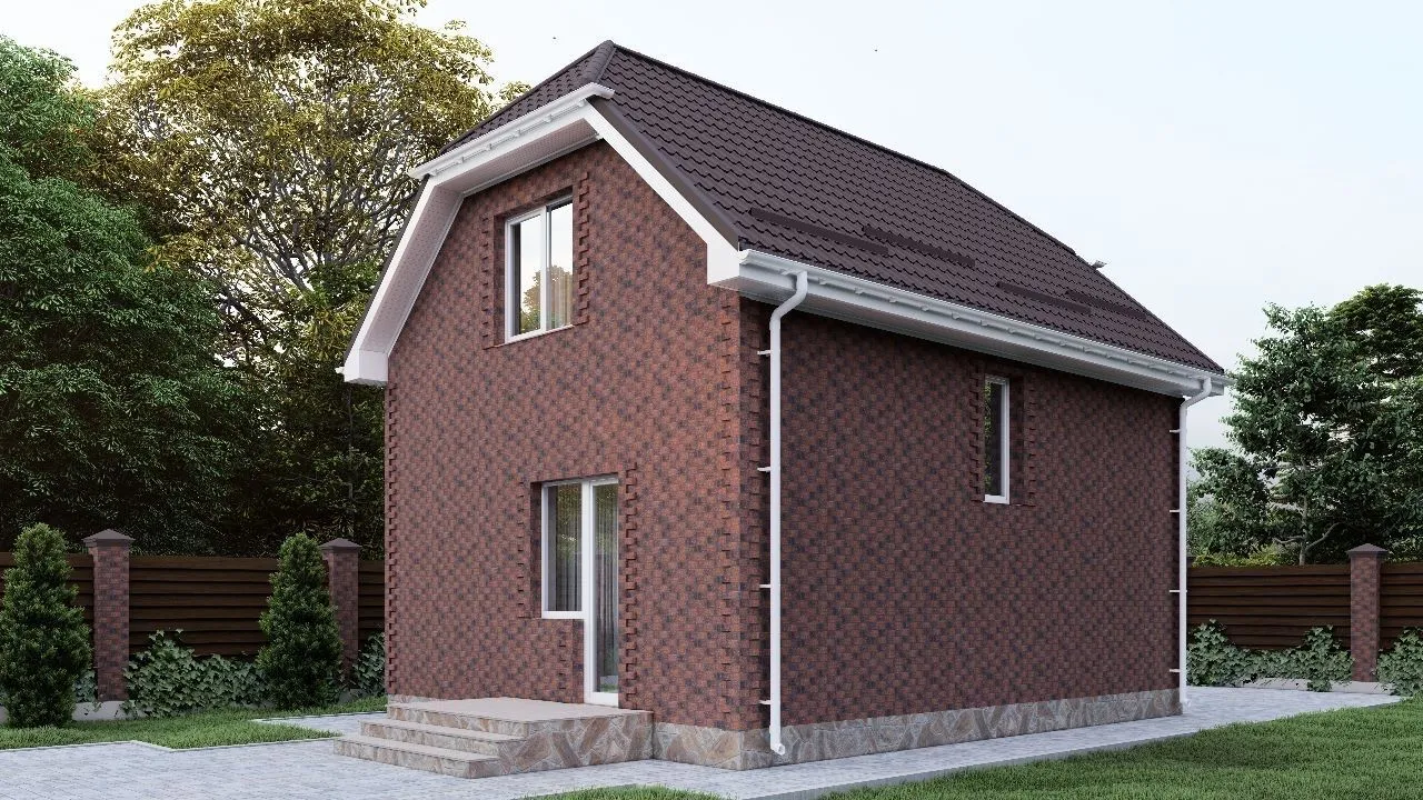 Двухэтажный дом Классик 2.85