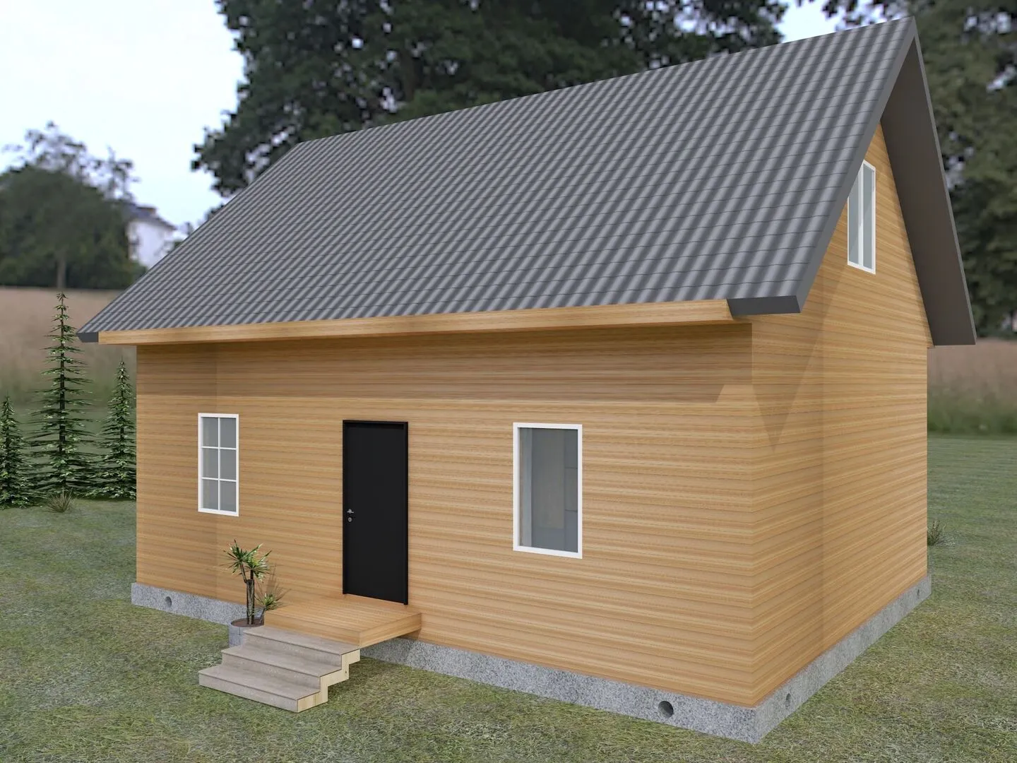 Брусовой дом ТА-94