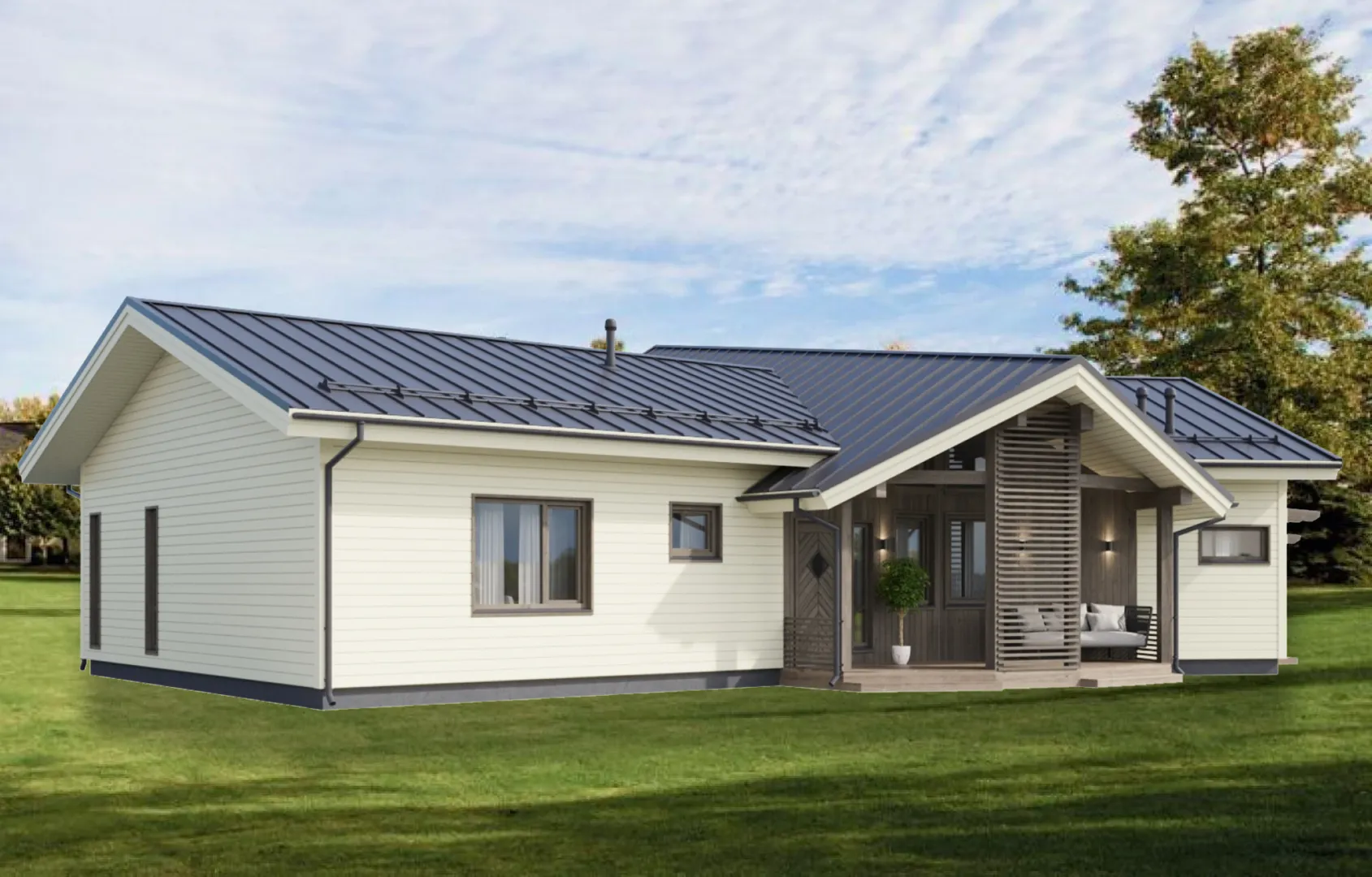 Каркасный дом Притяжение 256