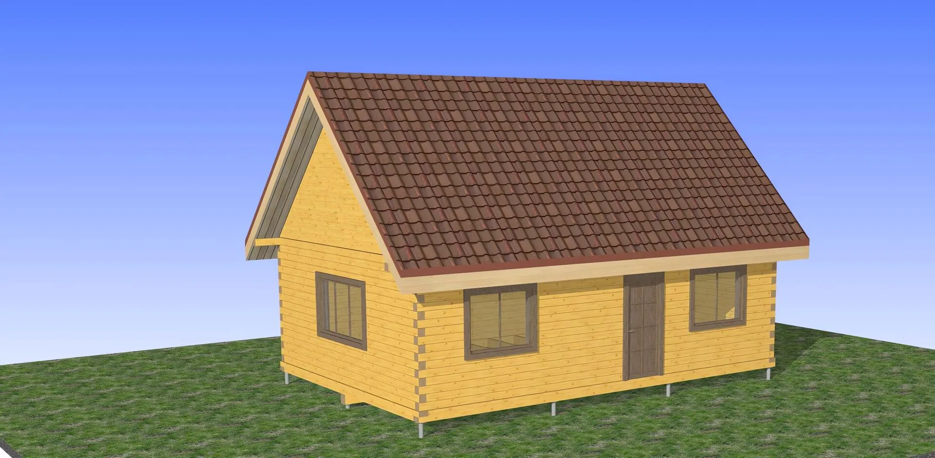 Дом из бруса