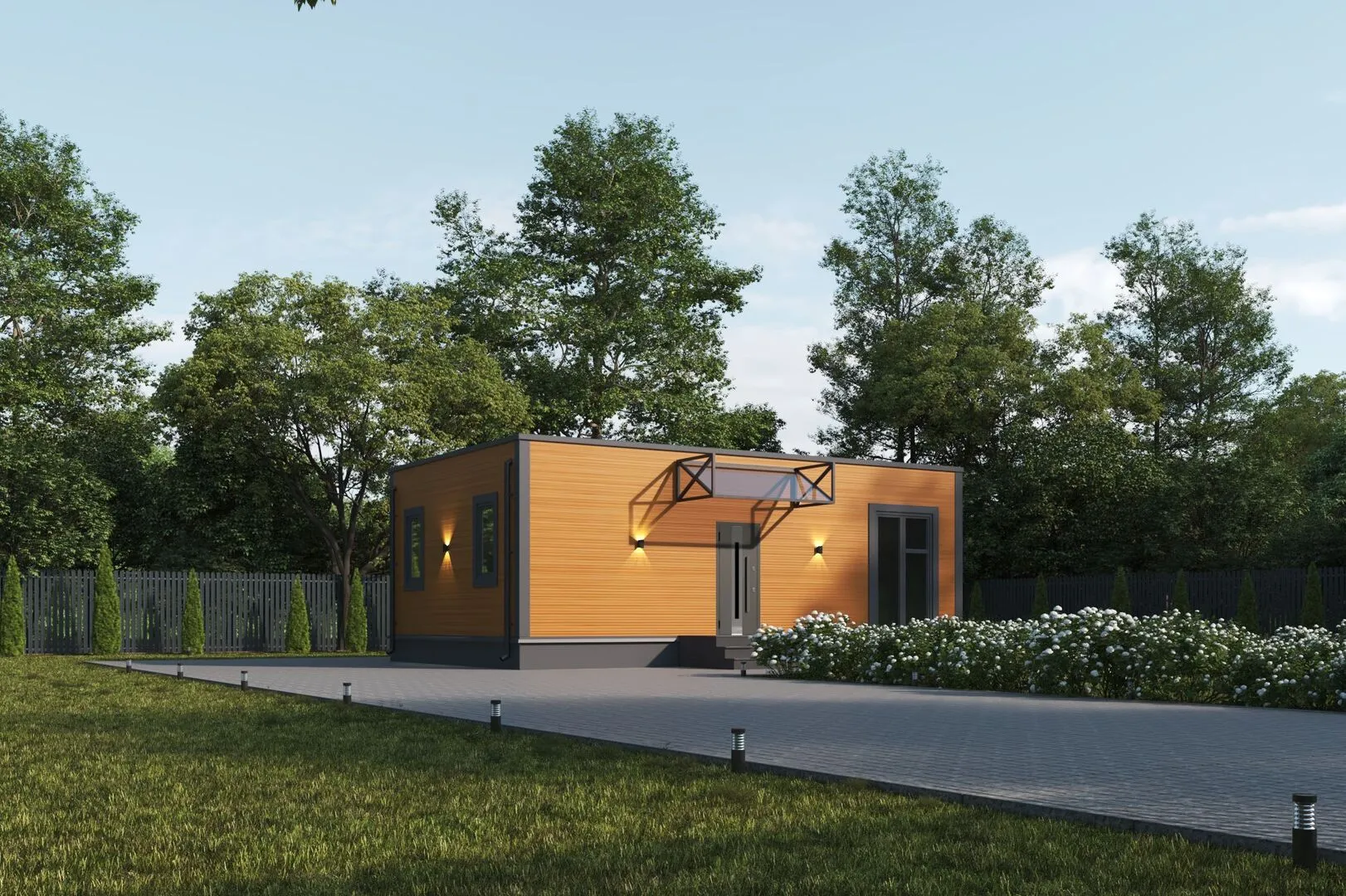 Быстровозводимый дом 