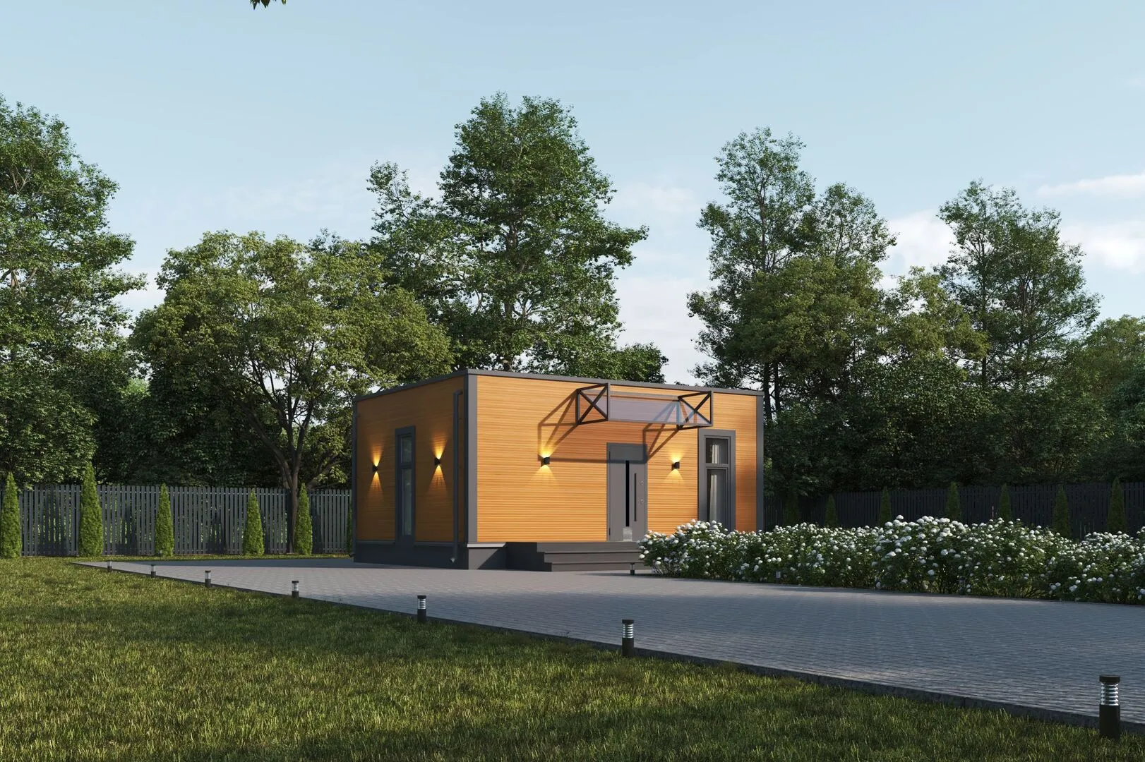 Быстровозводимый дом 