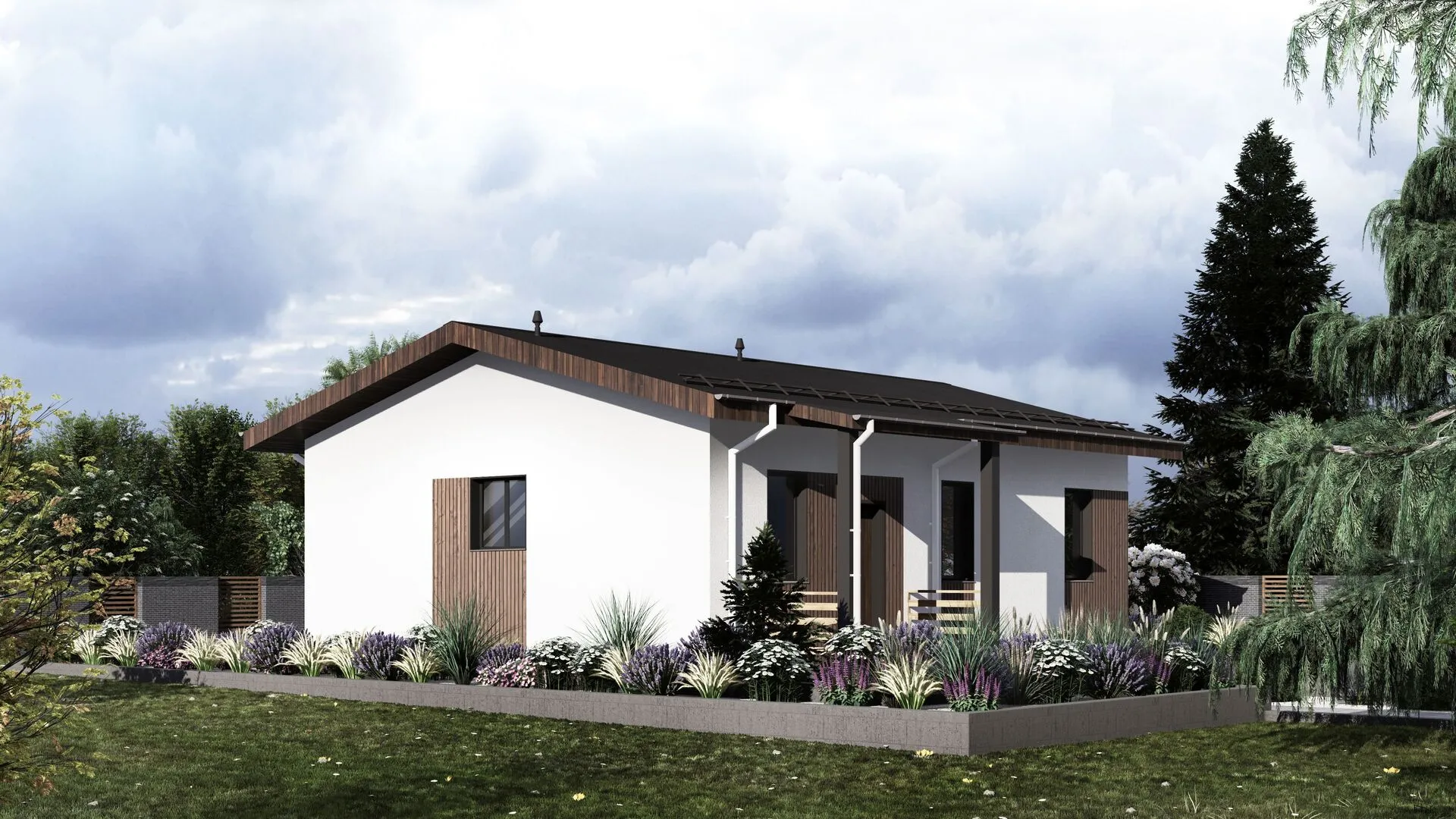 Одноэтажный дом К-76