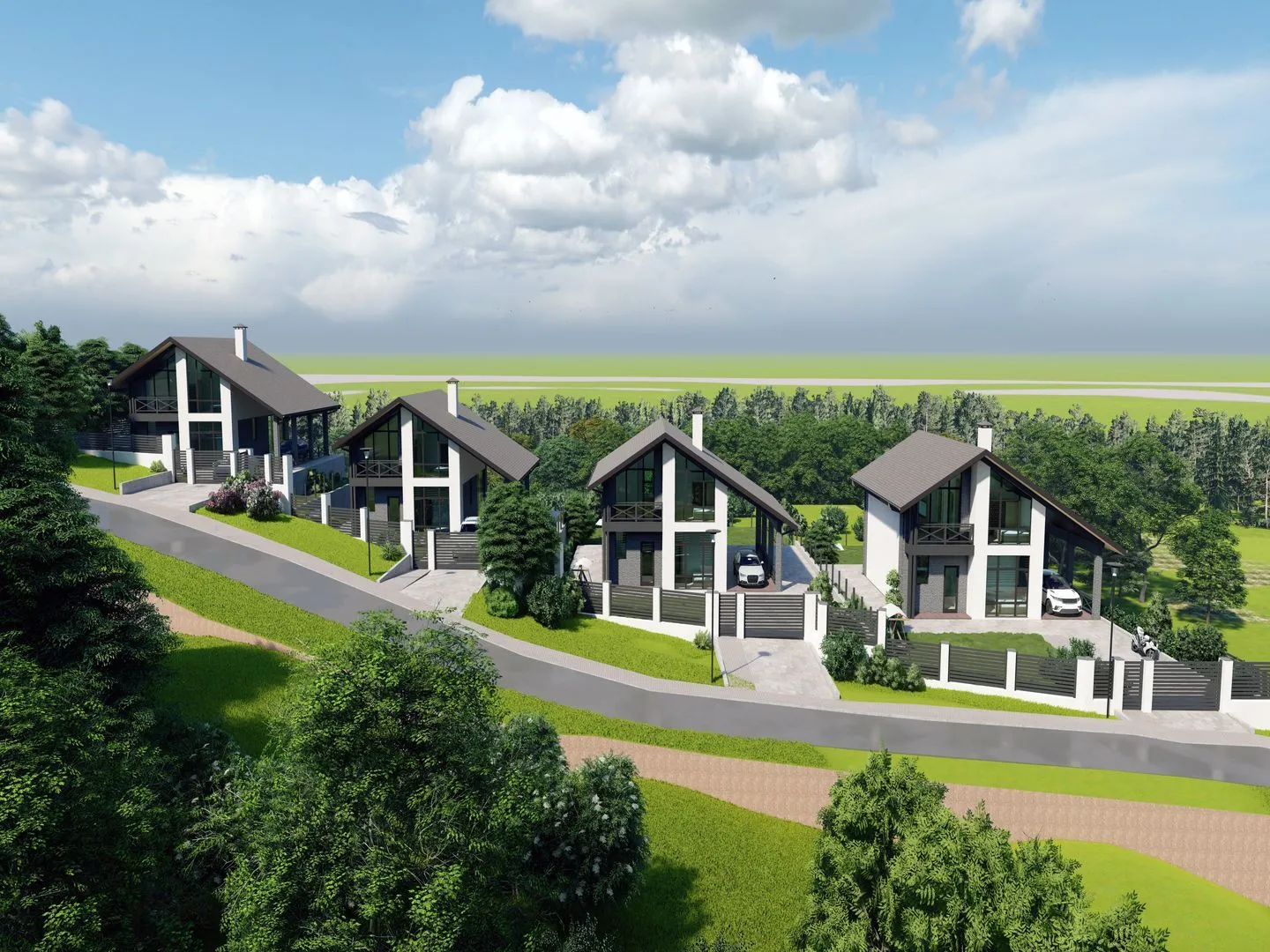 Двухэтажное шале