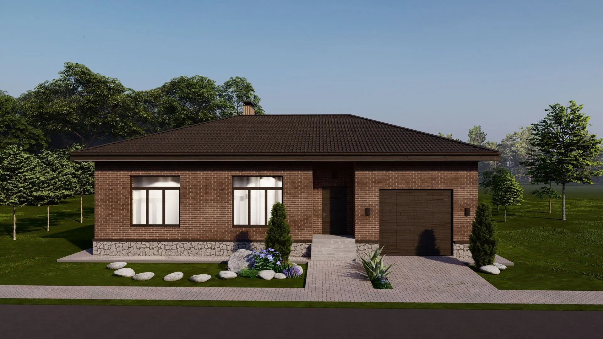 Одноэтажный дом Grand-129