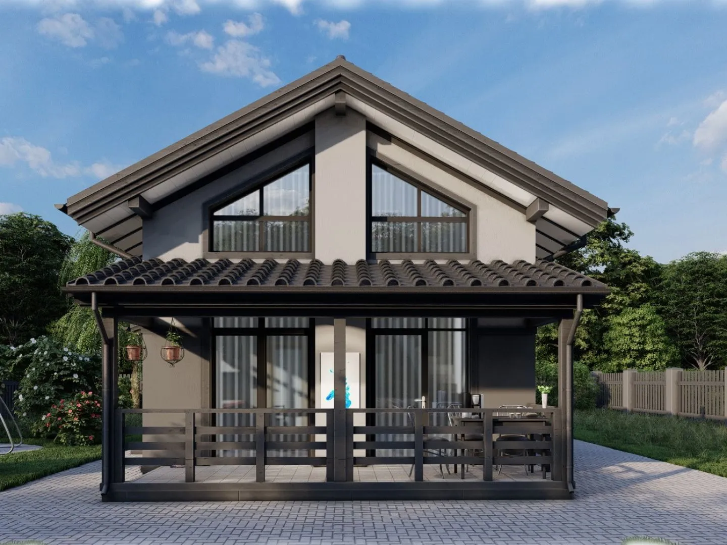 Двухэтажный дом 