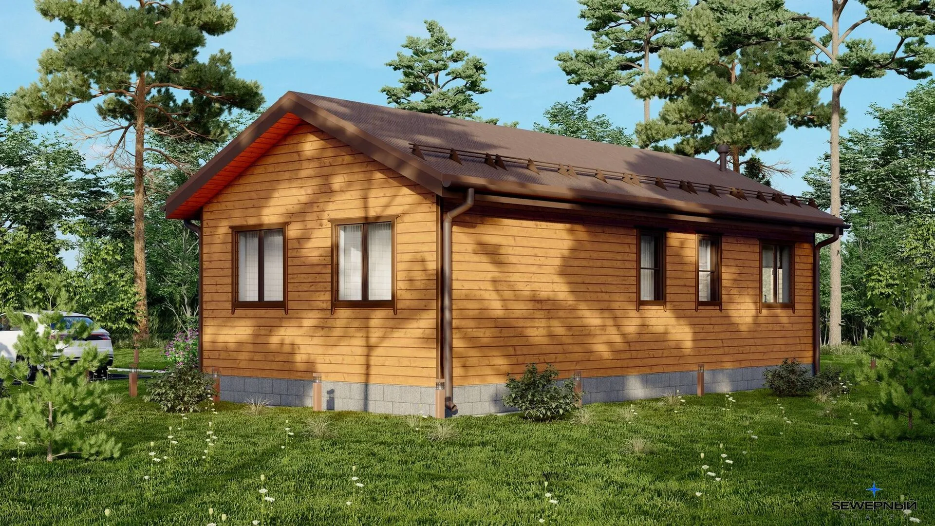 Загородный дом по проекту 