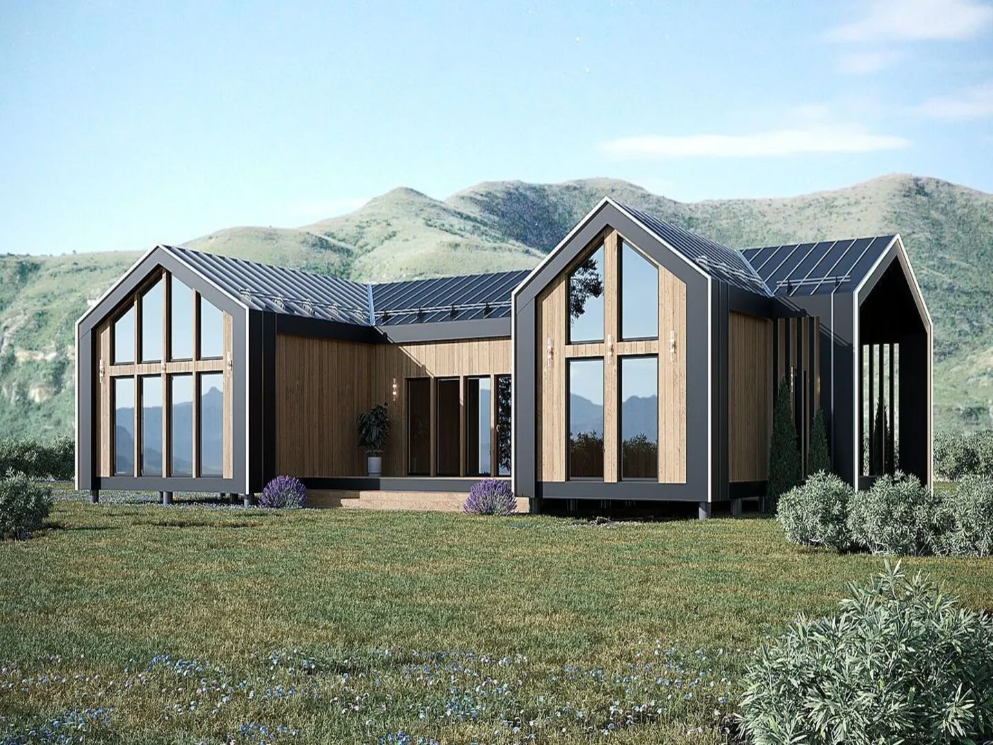 Одноэтажный дом 